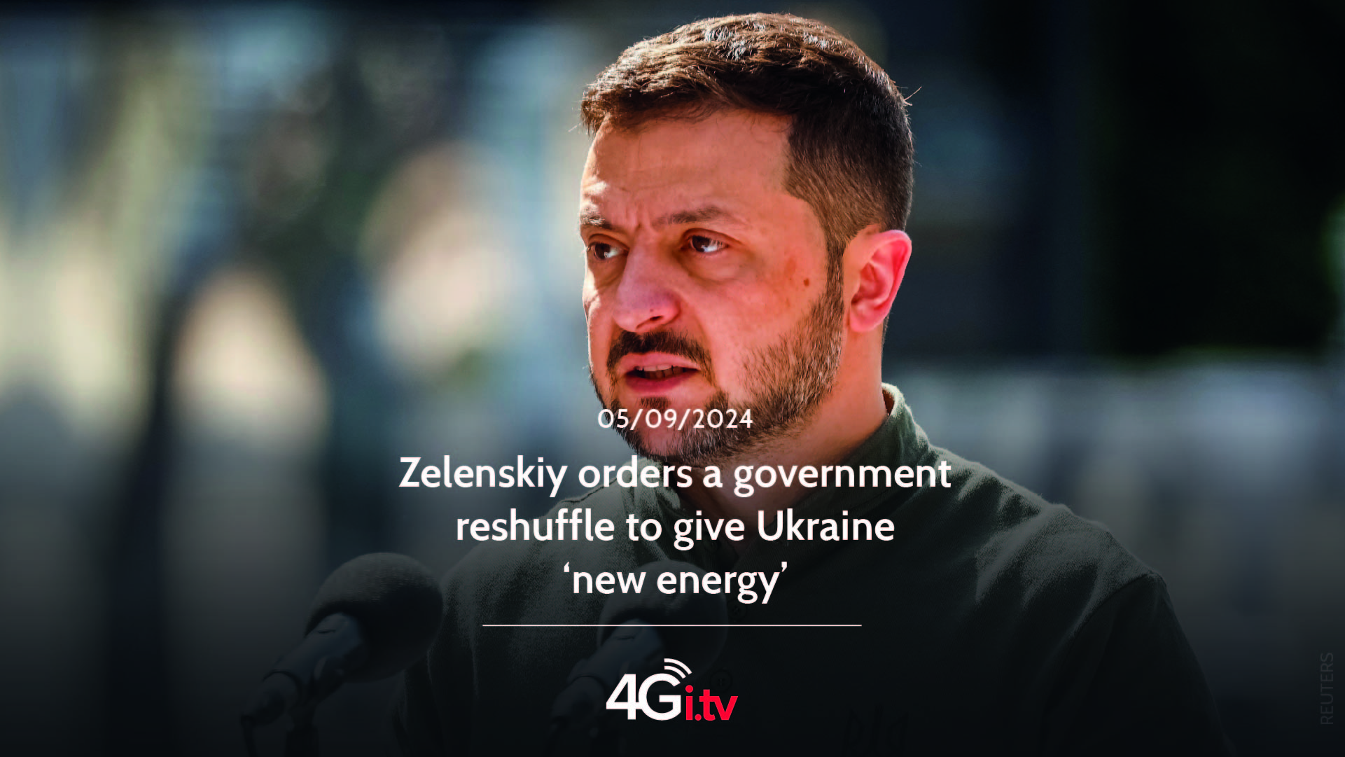 Read more about the article Zelenskiy orders a government reshuffle to give Ukraine ‘new energy’