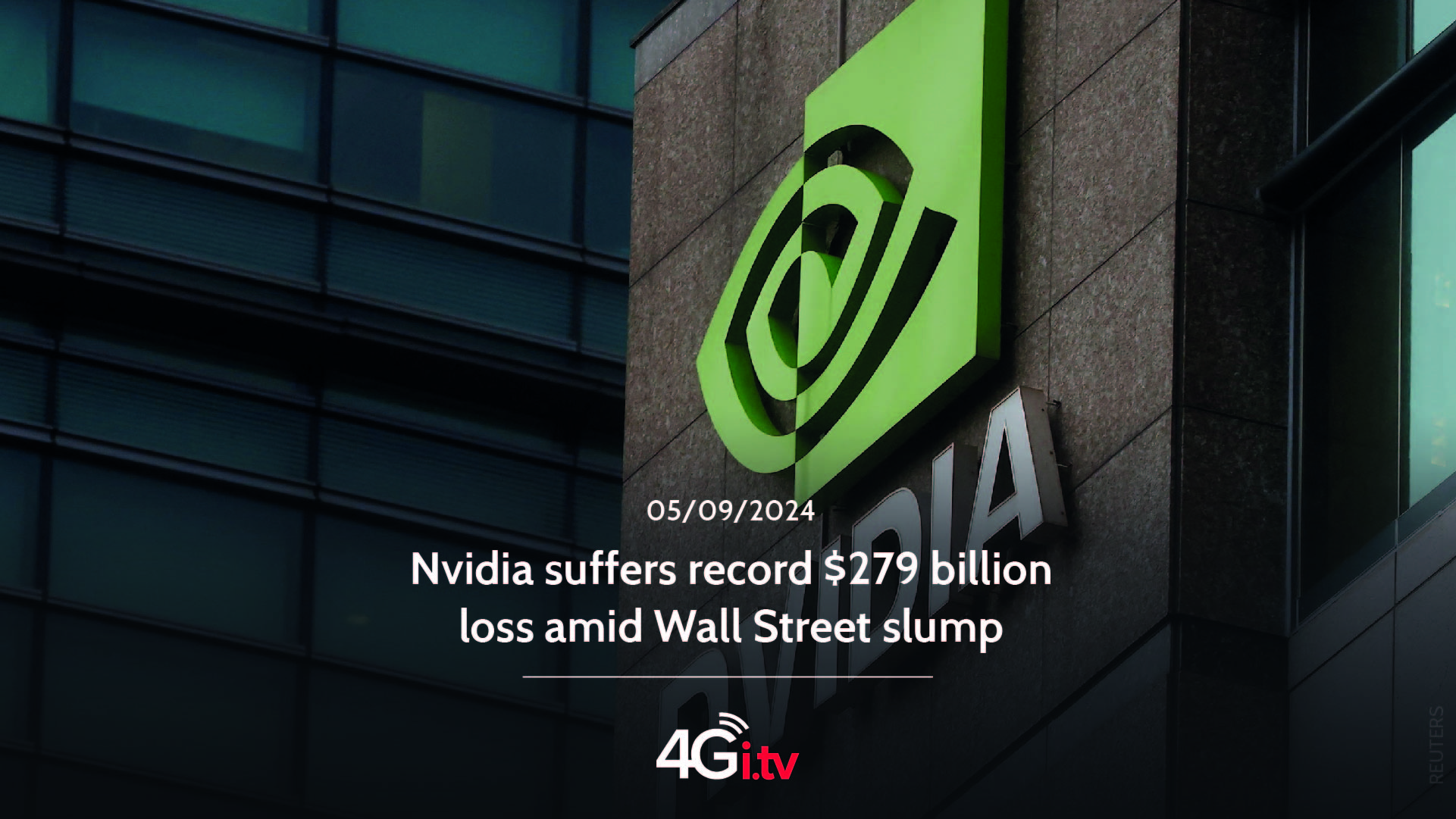 Read more about the article Nvidia suffers record $279 billion loss amid Wall Street slump