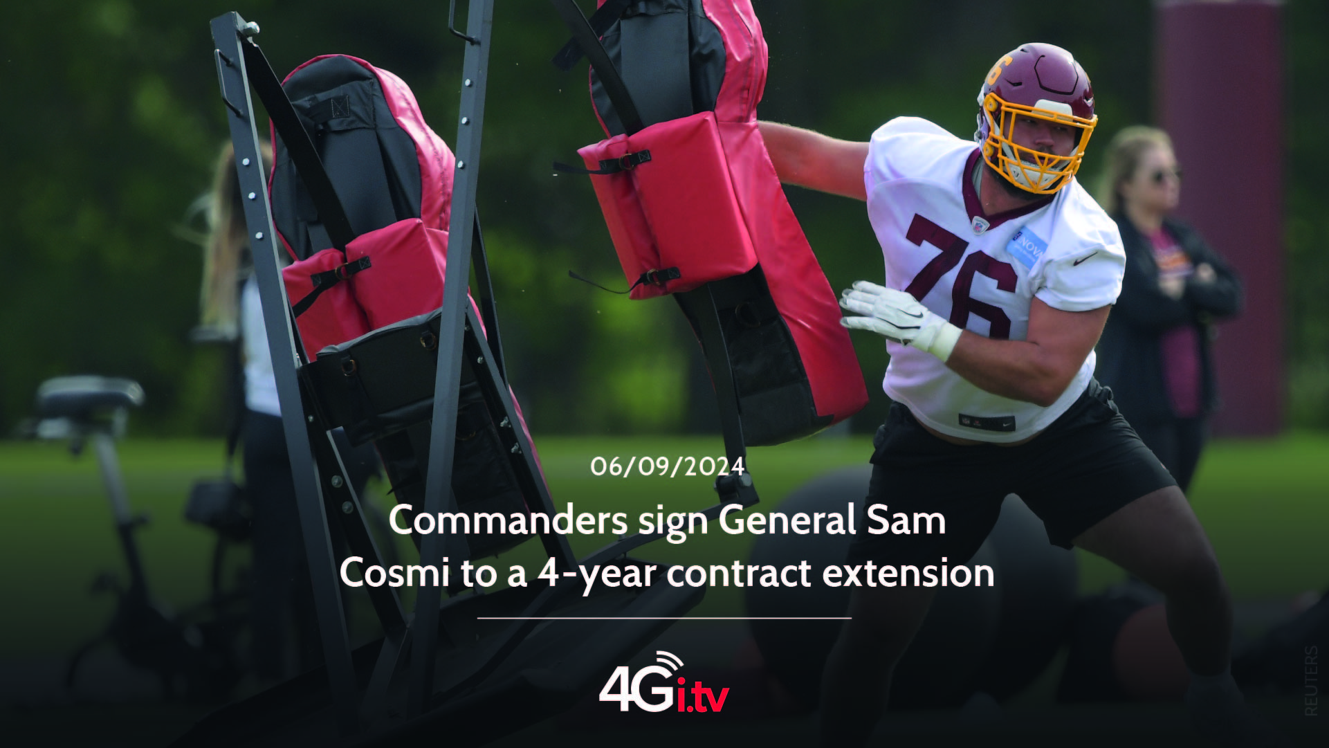 Read more about the article Commanders sign General Sam Cosmi to a 4-year contract extension