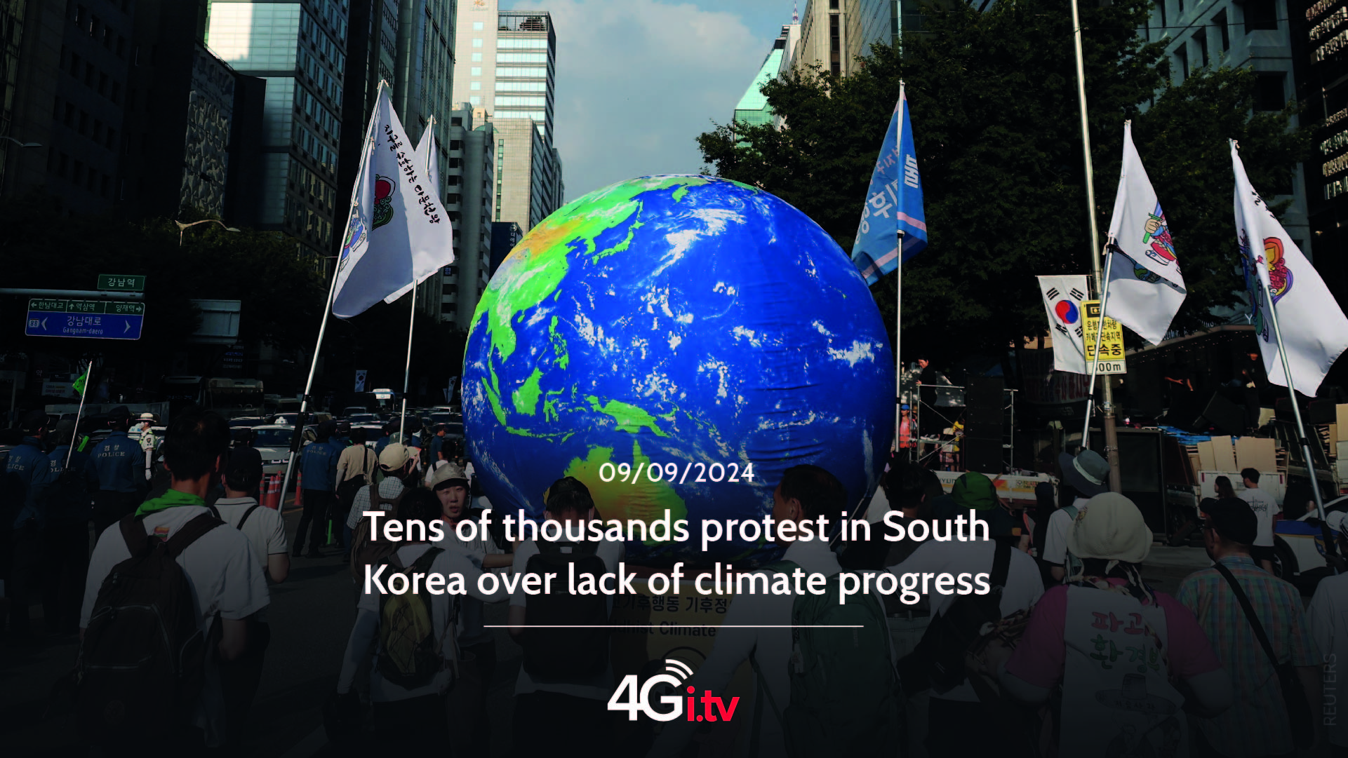 Lesen Sie mehr über den Artikel Tens of thousands protest in South Korea over lack of climate progress