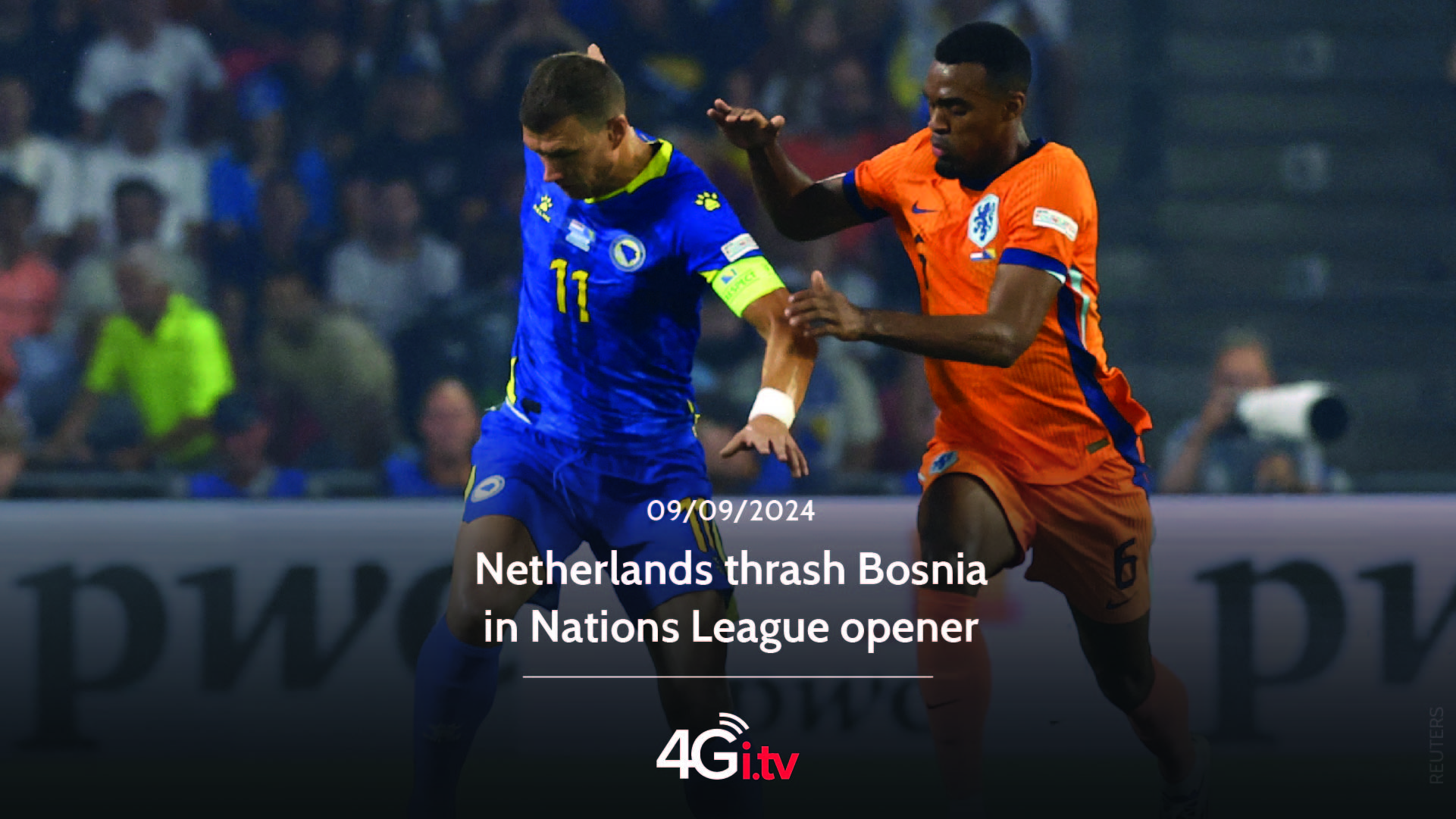 Read more about the article Netherlands thrash Bosnia in Nations League opener