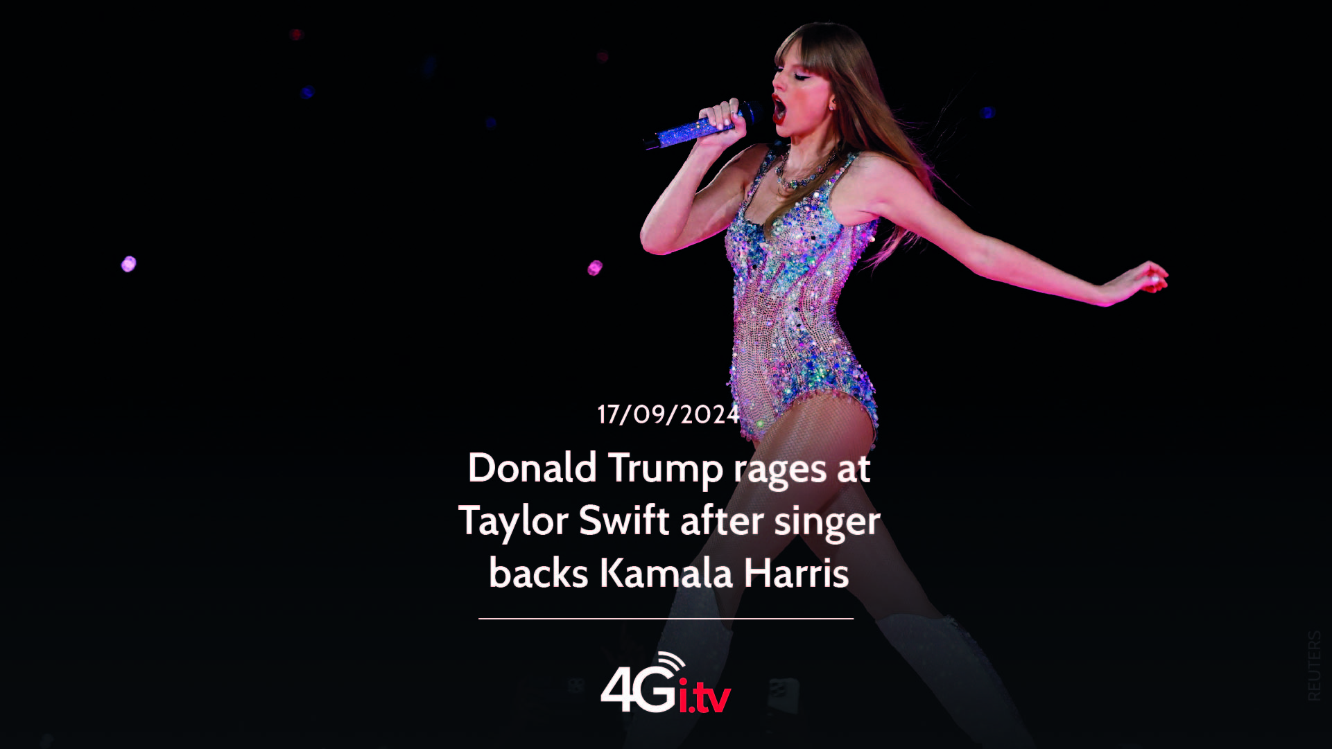 Read more about the article Donald Trump rages at Taylor Swift after singer backs Kamala Harris