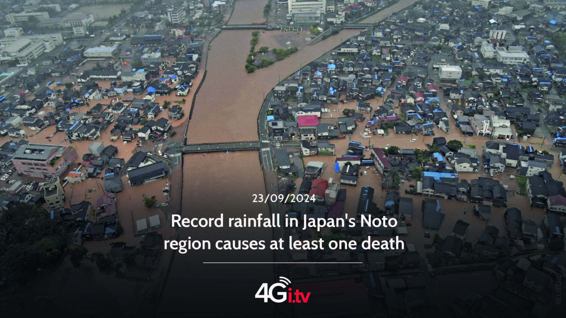 Подробнее о статье Record rainfall in Japan’s Noto region causes at least one death