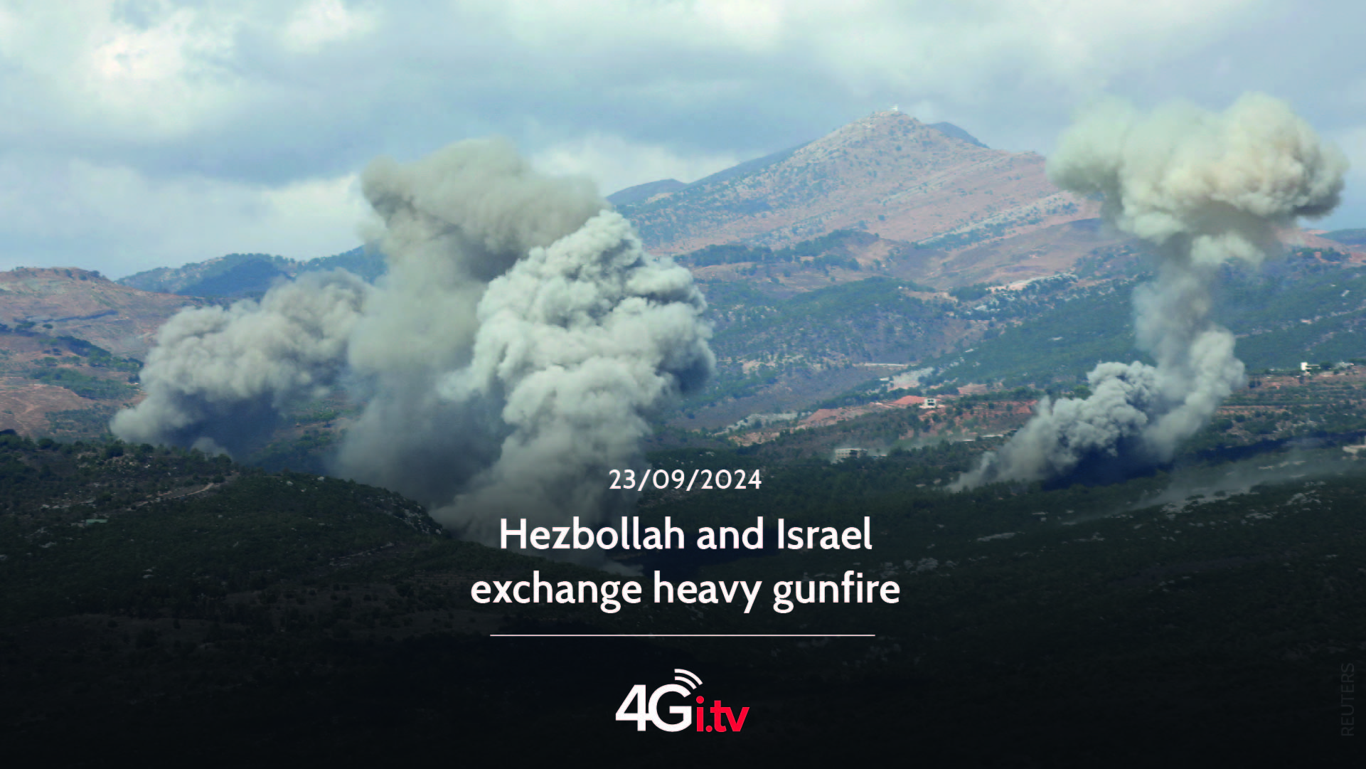 Read more about the article Hezbollah and Israel exchange heavy gunfire