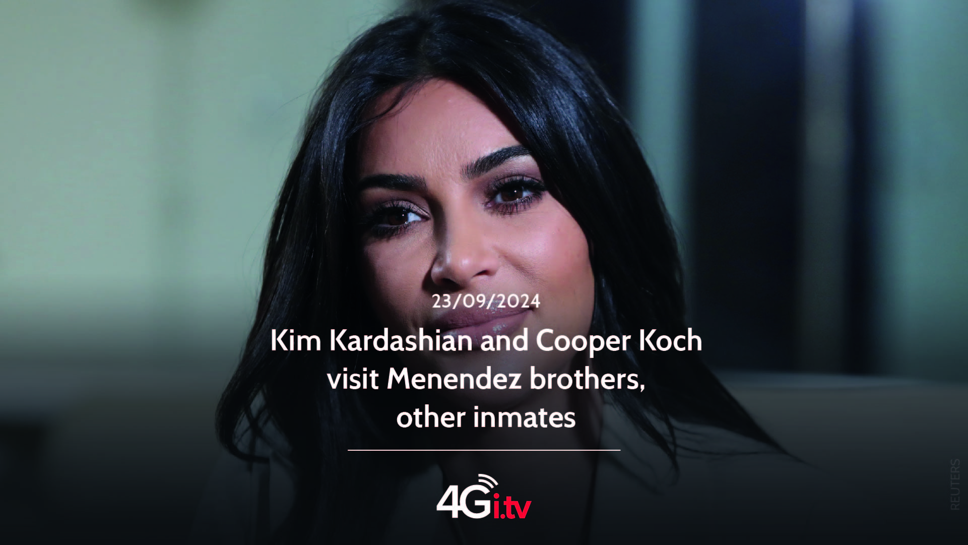 Подробнее о статье Kim Kardashian and Cooper Koch visit Menendez brothers, other inmates