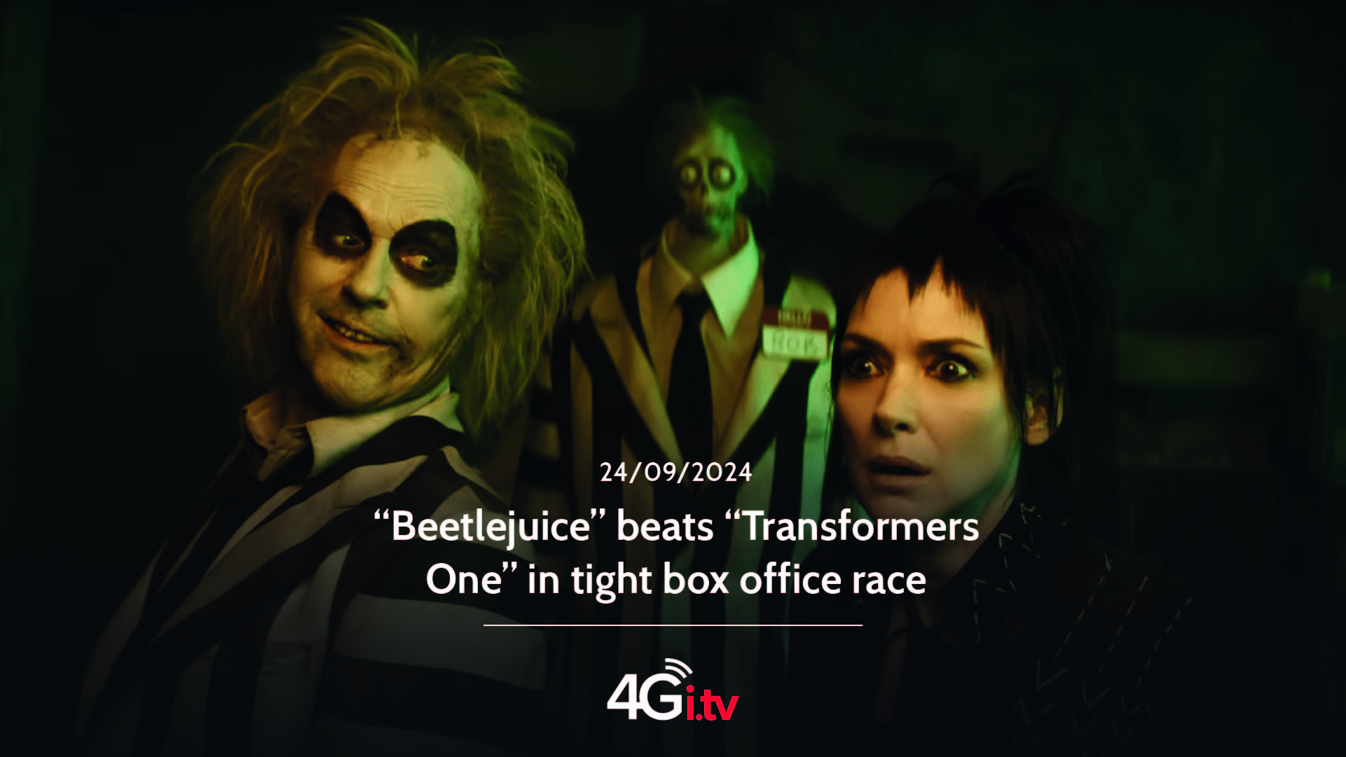 Lesen Sie mehr über den Artikel “Beetlejuice” beats “Transformers One” in tight box office race