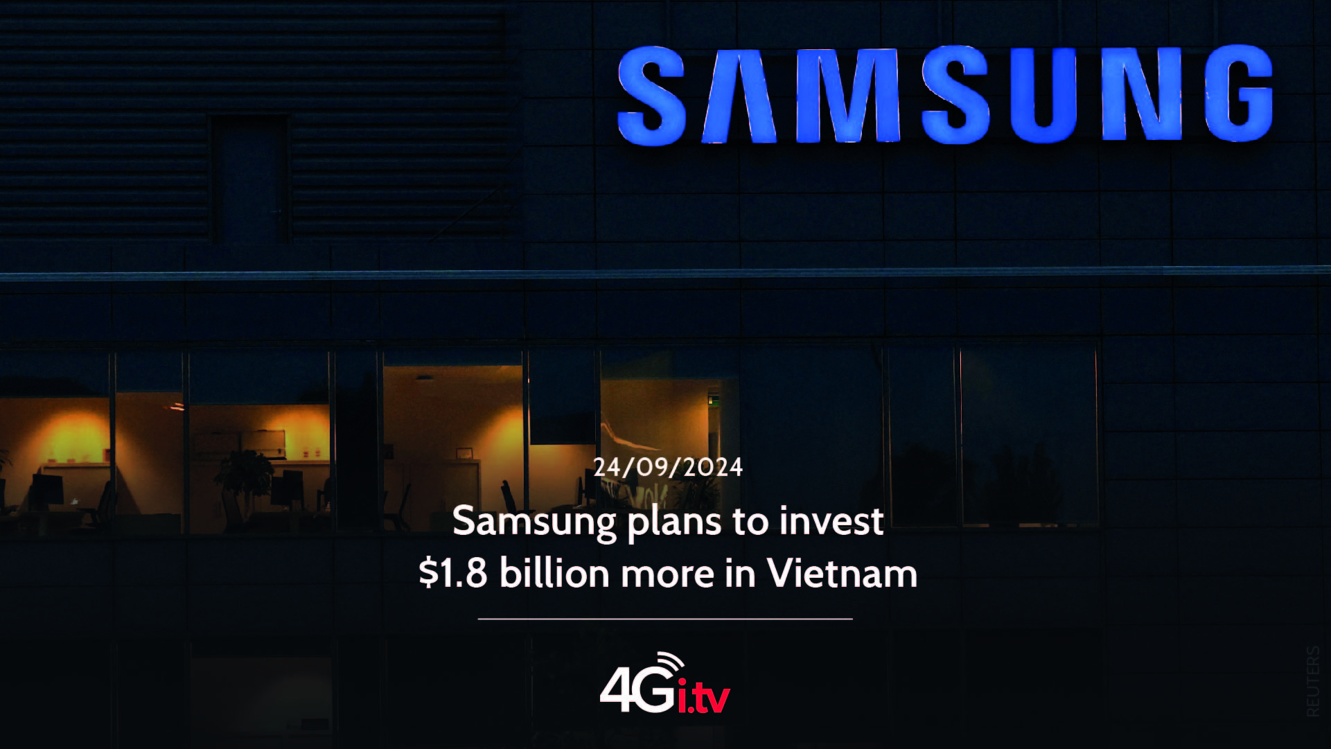 Read more about the article Samsung plans to invest $1.8 billion more in Vietnam