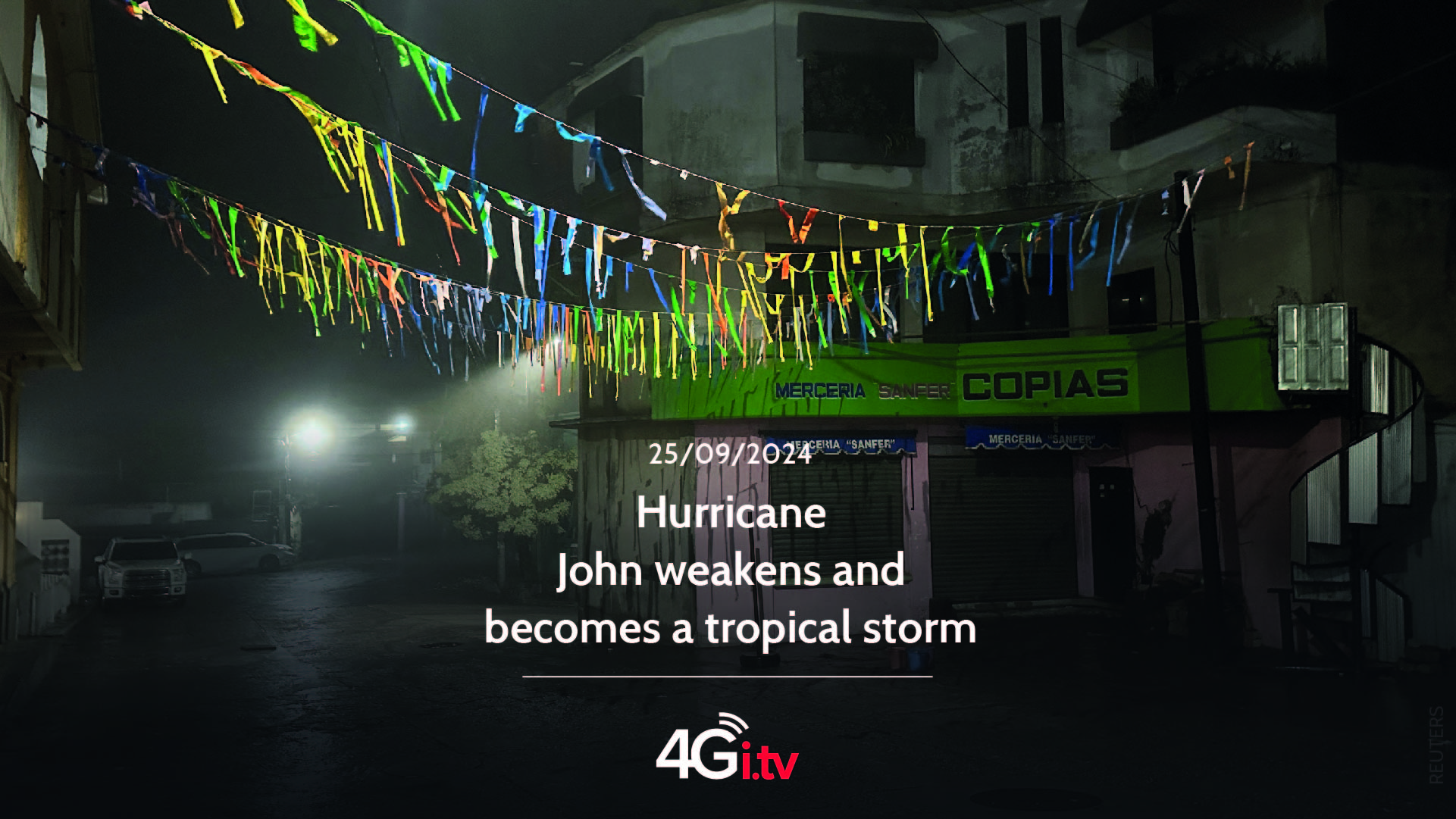 Read more about the article Hurricane John weakens and becomes a tropical storm