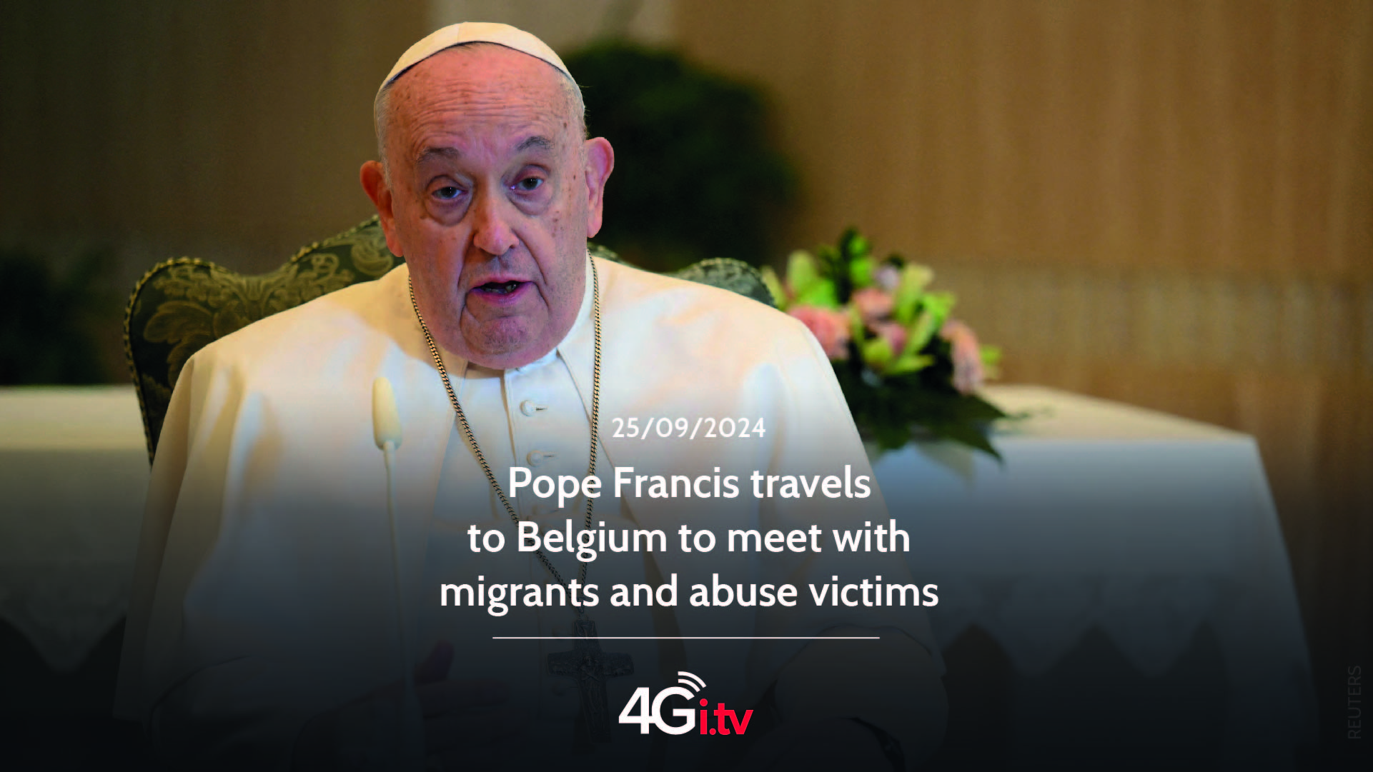 Подробнее о статье Pope Francis travels to Belgium to meet with migrants and abuse victims