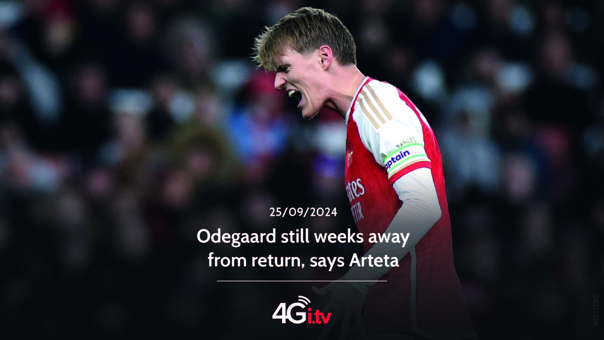 Read more about the article Odegaard still weeks away from return, says Arteta