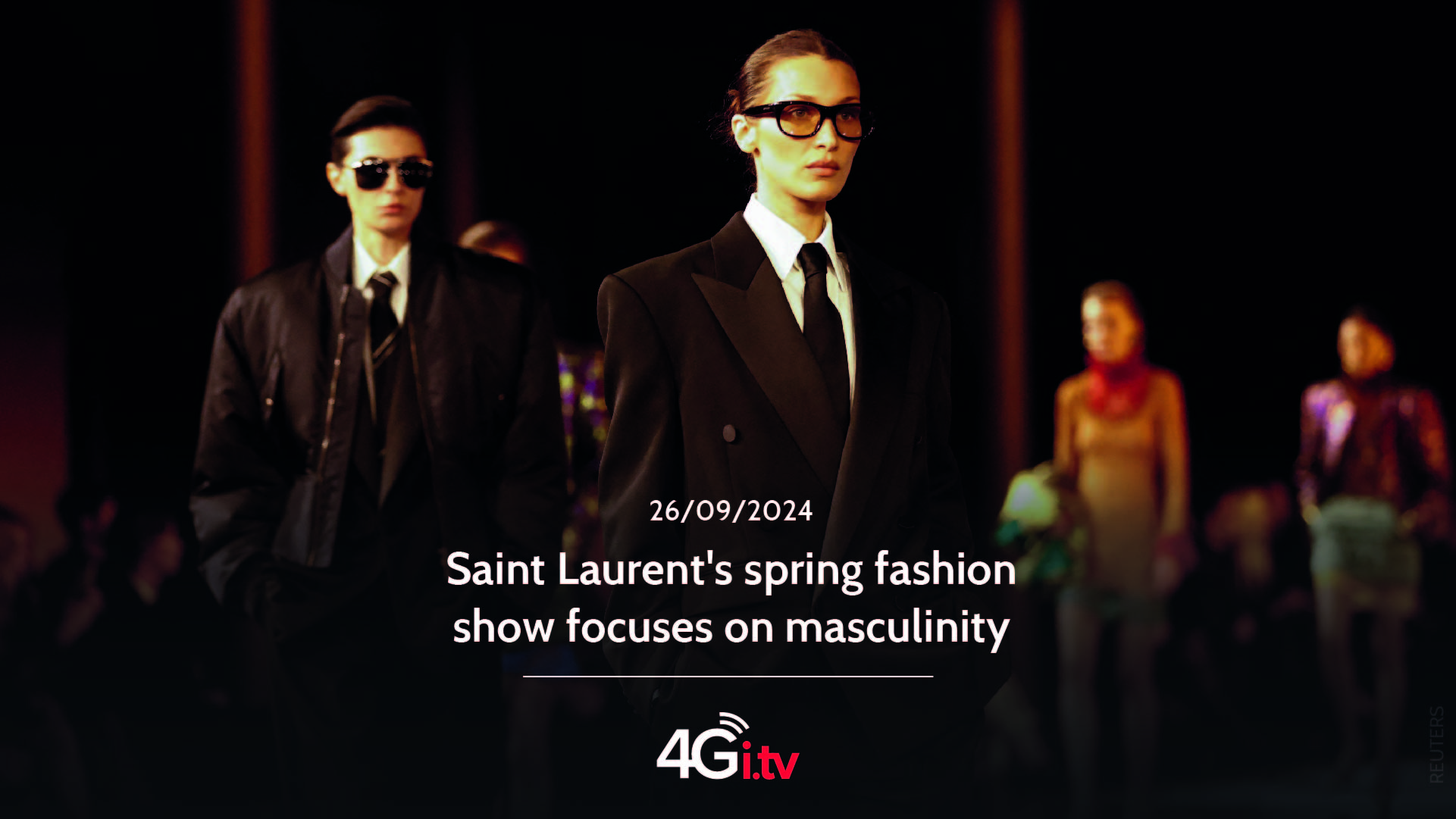 Read more about the article Saint Laurent’s spring fashion show focuses on masculinity