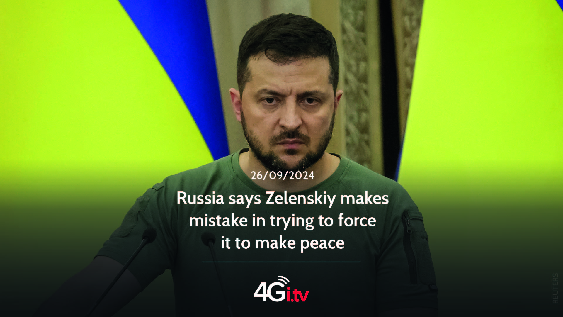 Подробнее о статье Russia says Zelenskiy makes mistake in trying to force it to make peace