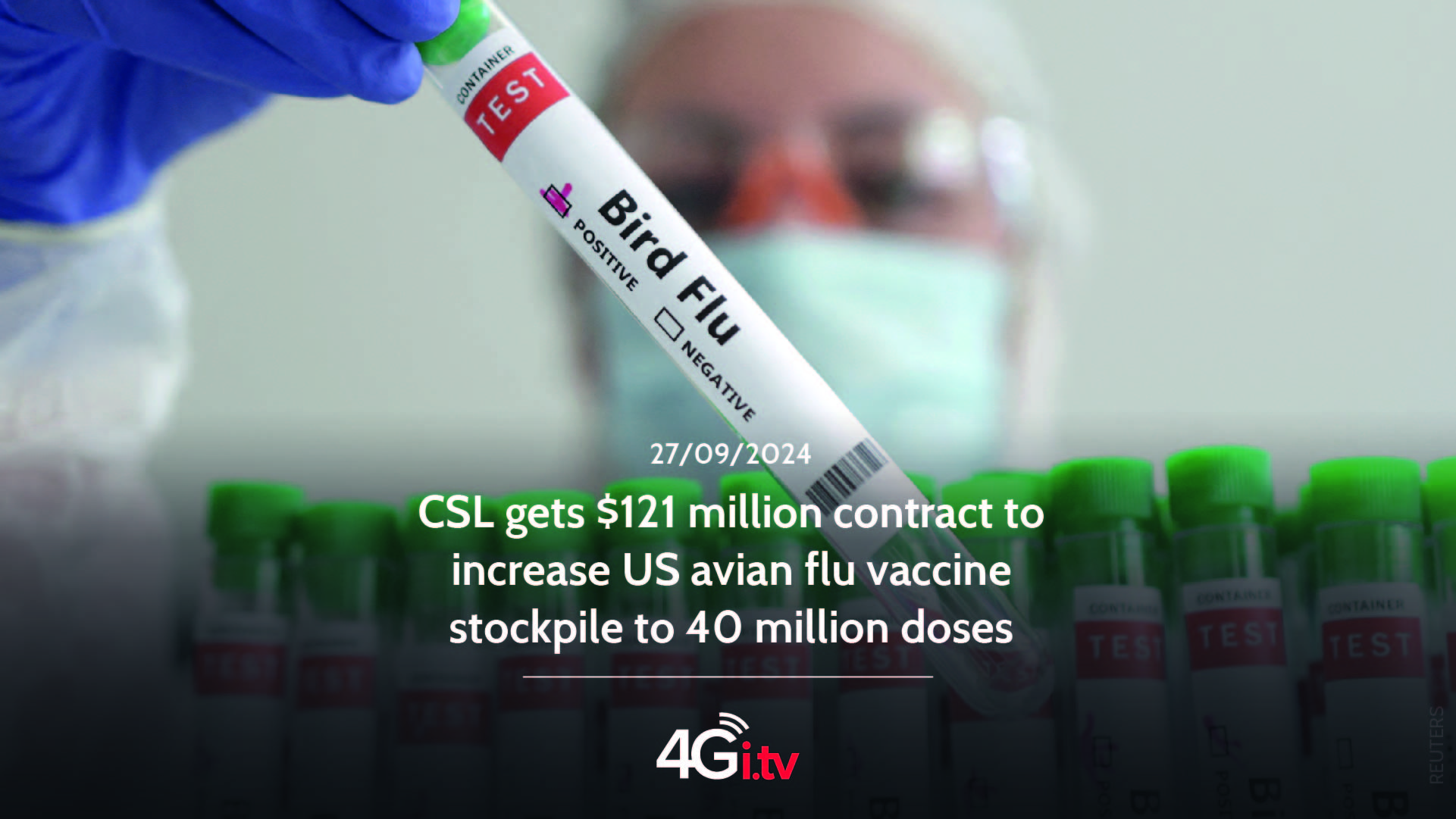 Подробнее о статье CSL gets $121 million contract to increase US avian flu vaccine stockpile to 40 million doses