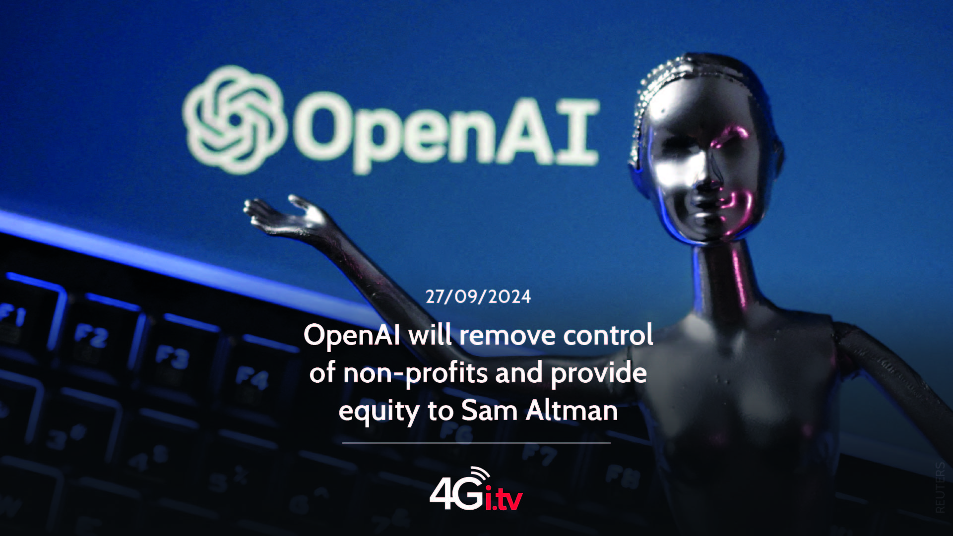 Read more about the article OpenAI will remove control of non-profits and provide equity to Sam Altman