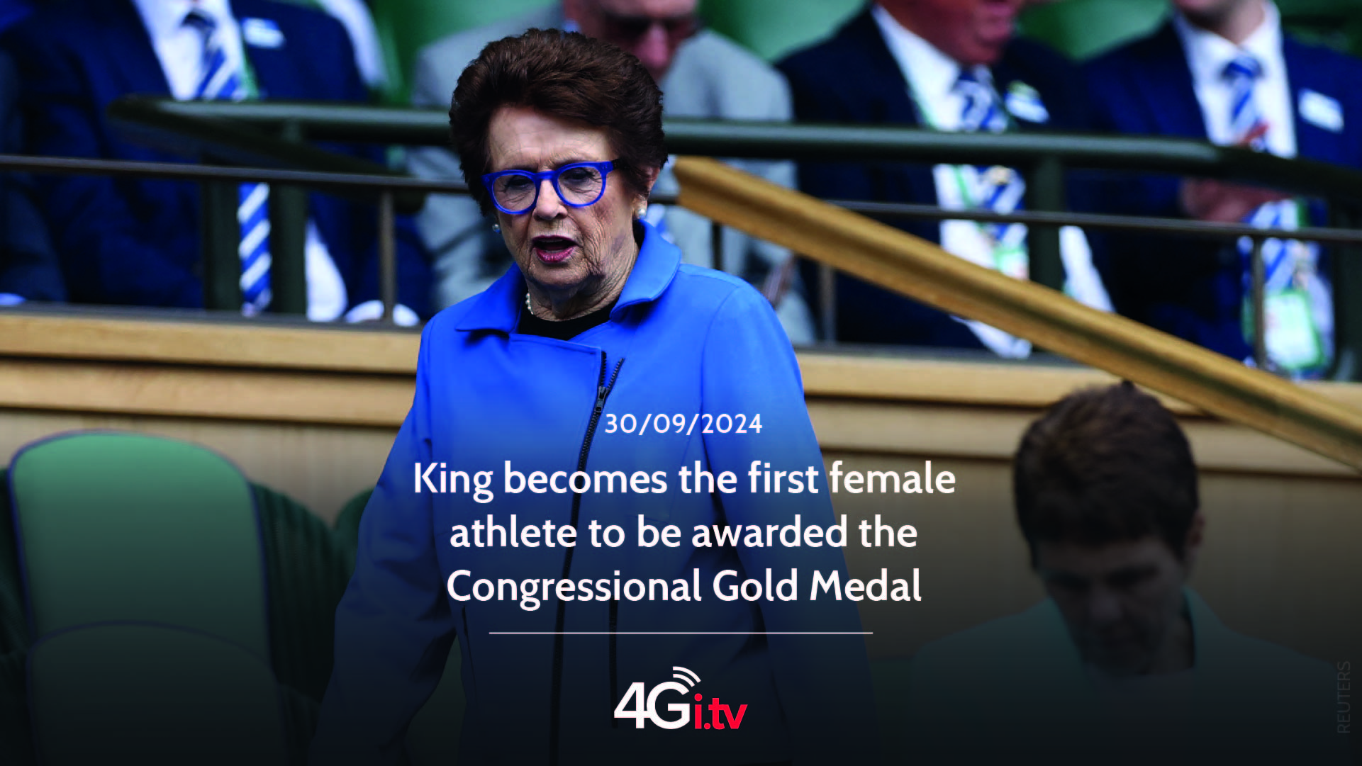 Read more about the article King becomes the first female athlete to be awarded the Congressional Gold Medal