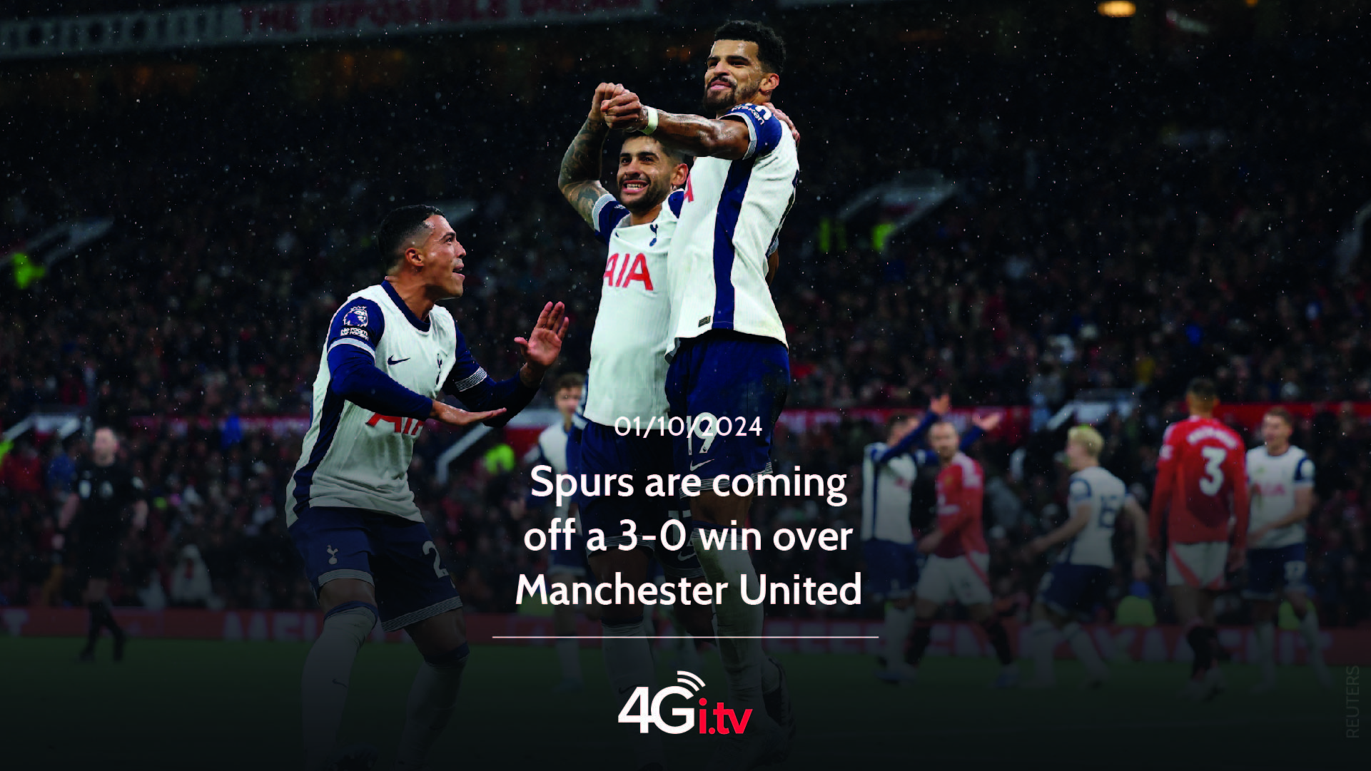 Read more about the article Spurs are coming off a 3-0 win over Manchester United