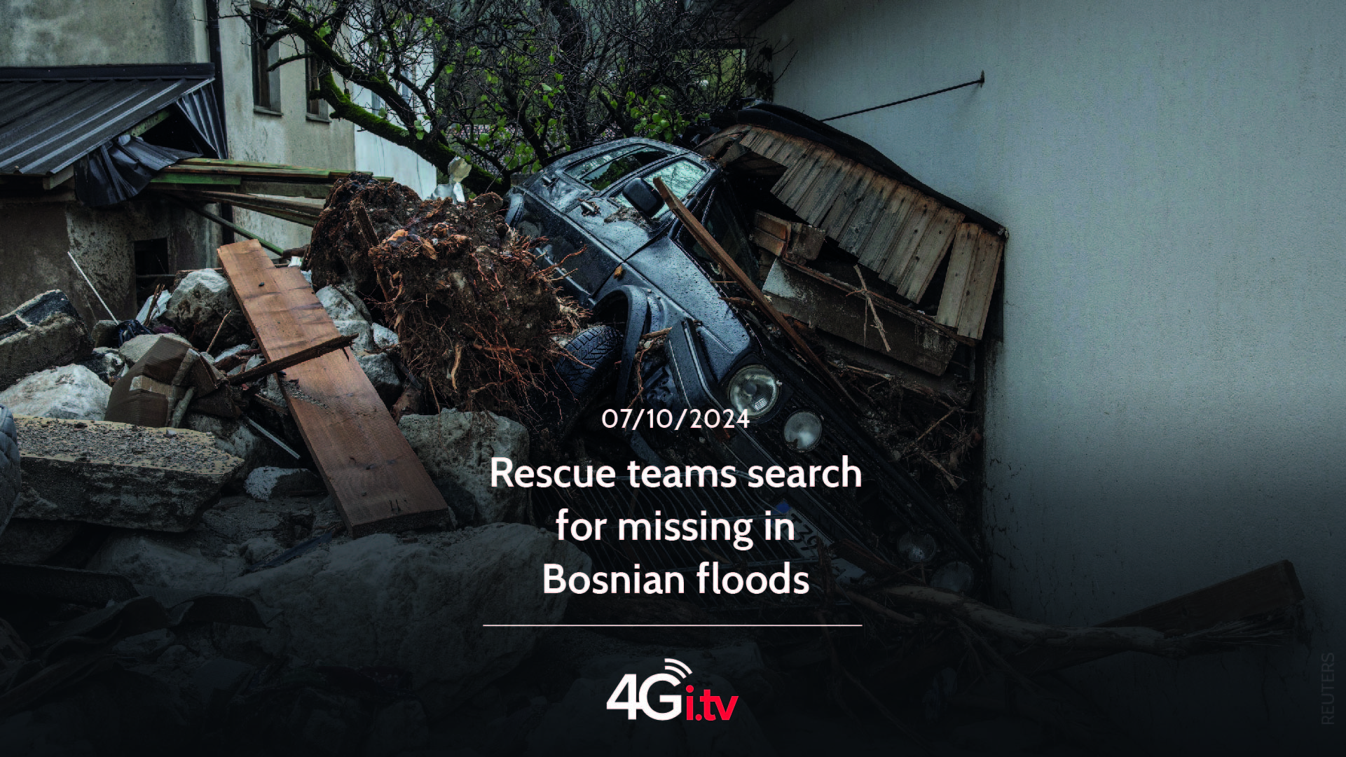 Read more about the article Rescue teams search for missing in Bosnian floods