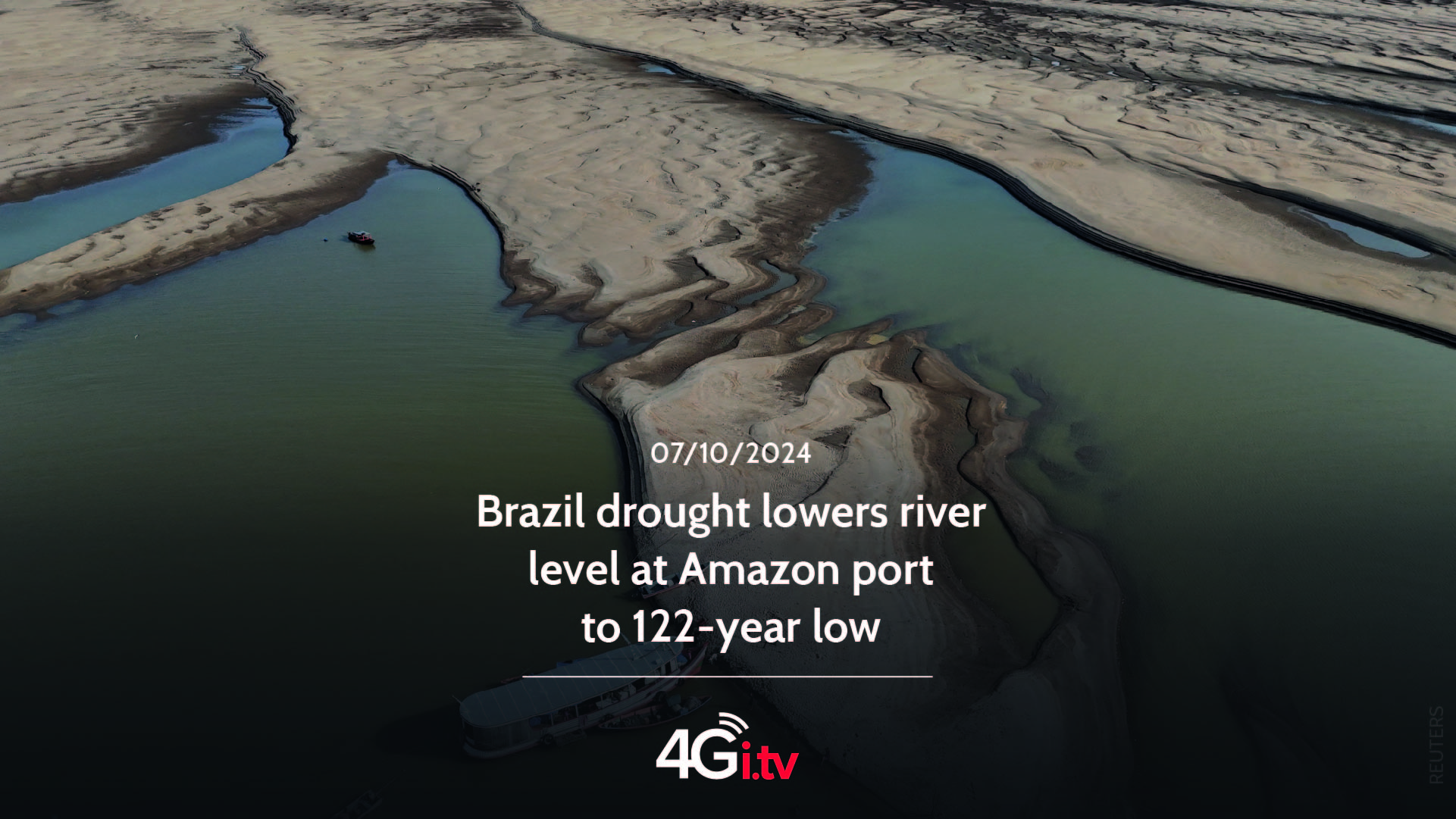 Read more about the article Brazil drought lowers river level at Amazon port to 122-year low