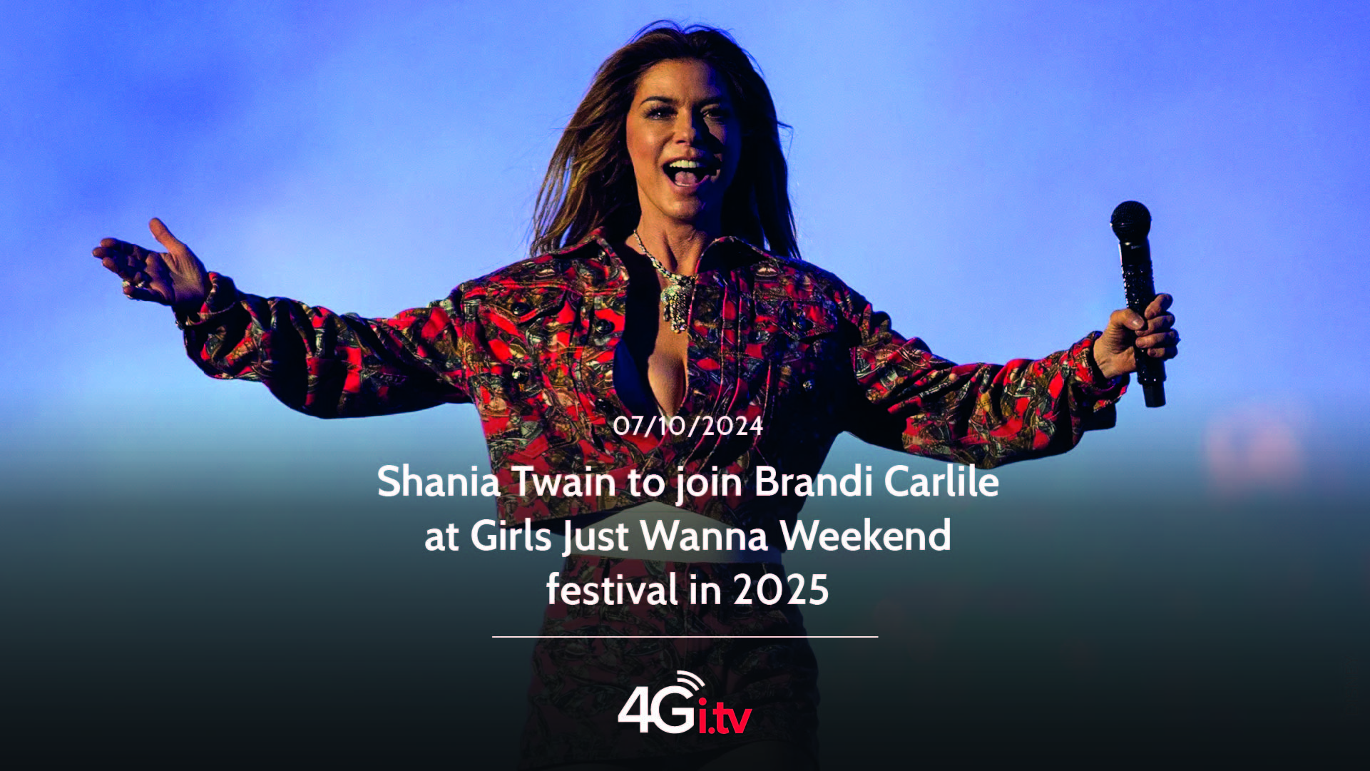 Подробнее о статье Shania Twain to join Brandi Carlile at Girls Just Wanna Weekend festival in 2025