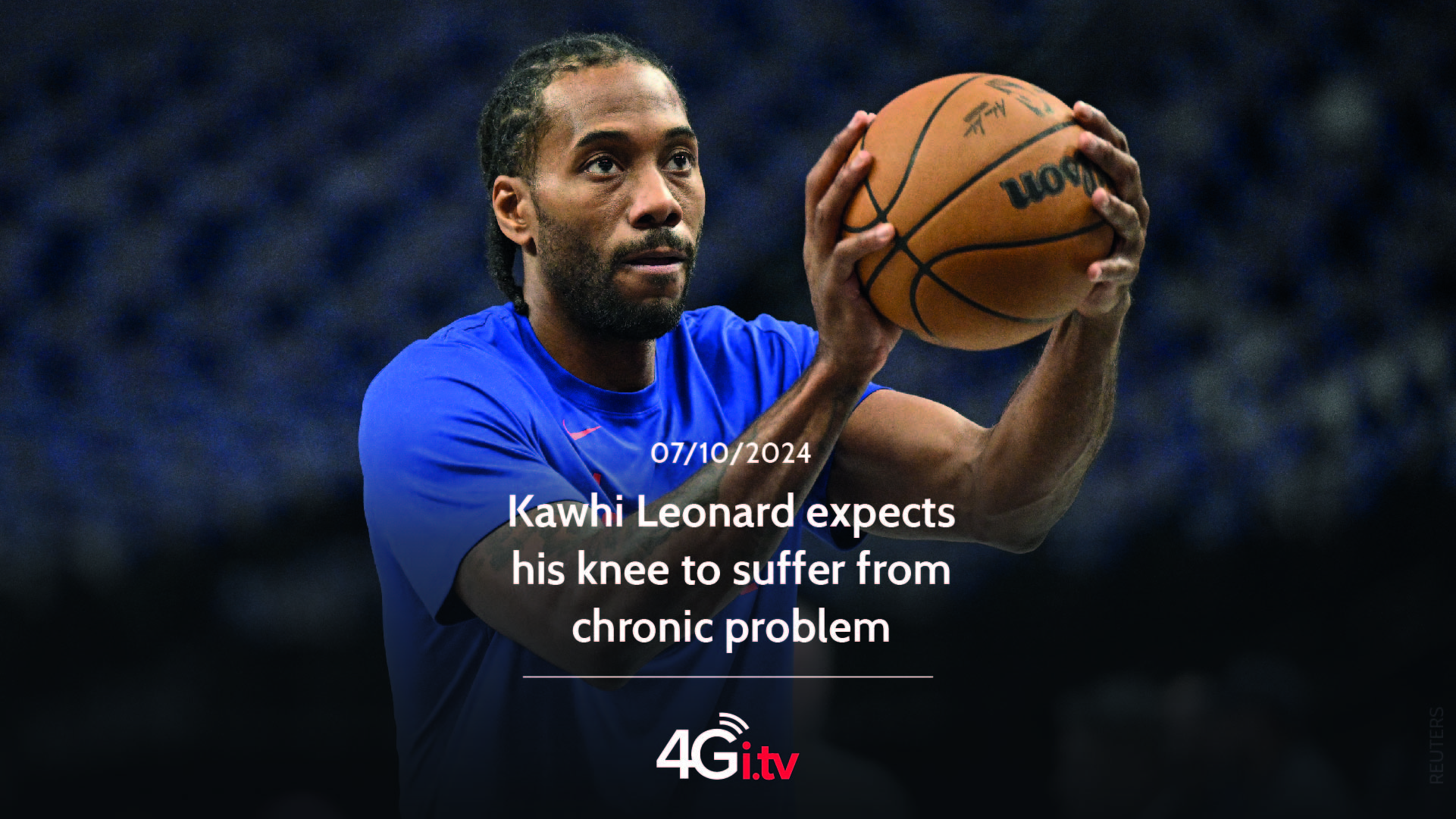 Lee más sobre el artículo Kawhi Leonard expects his knee to suffer from chronic problem