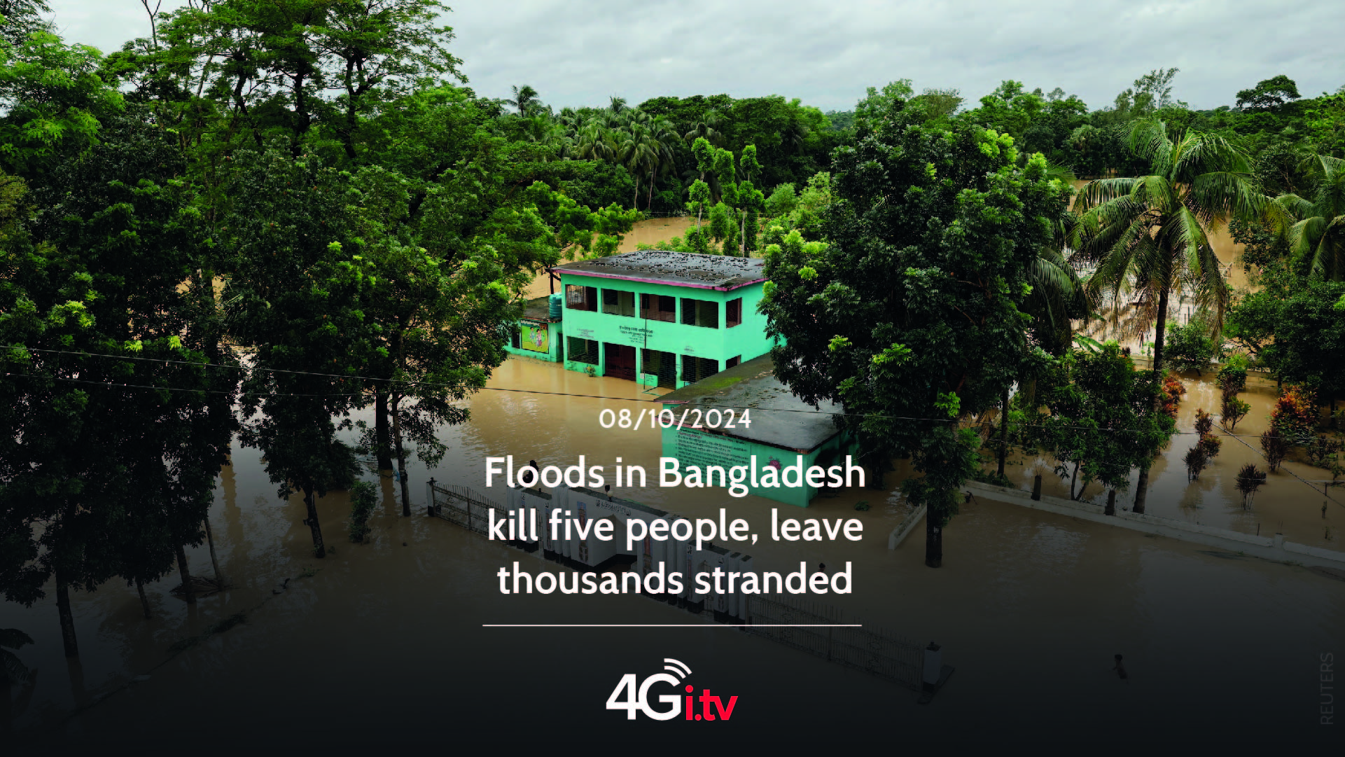 Read more about the article Floods in Bangladesh kill five people, leave thousands stranded