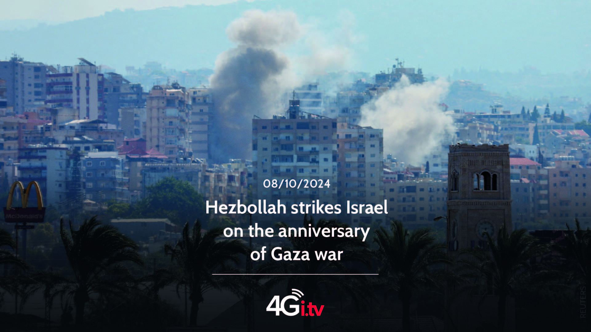 Read more about the article Hezbollah strikes Israel on the anniversary of Gaza war