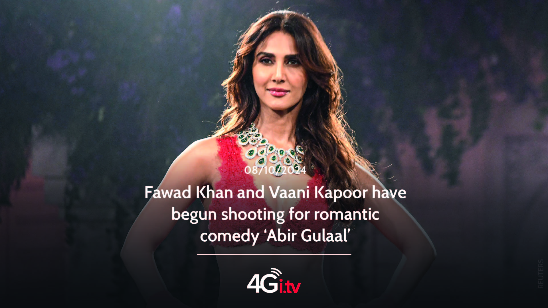 Подробнее о статье Fawad Khan and Vaani Kapoor have begun shooting for romantic comedy ‘Abir Gulaal’