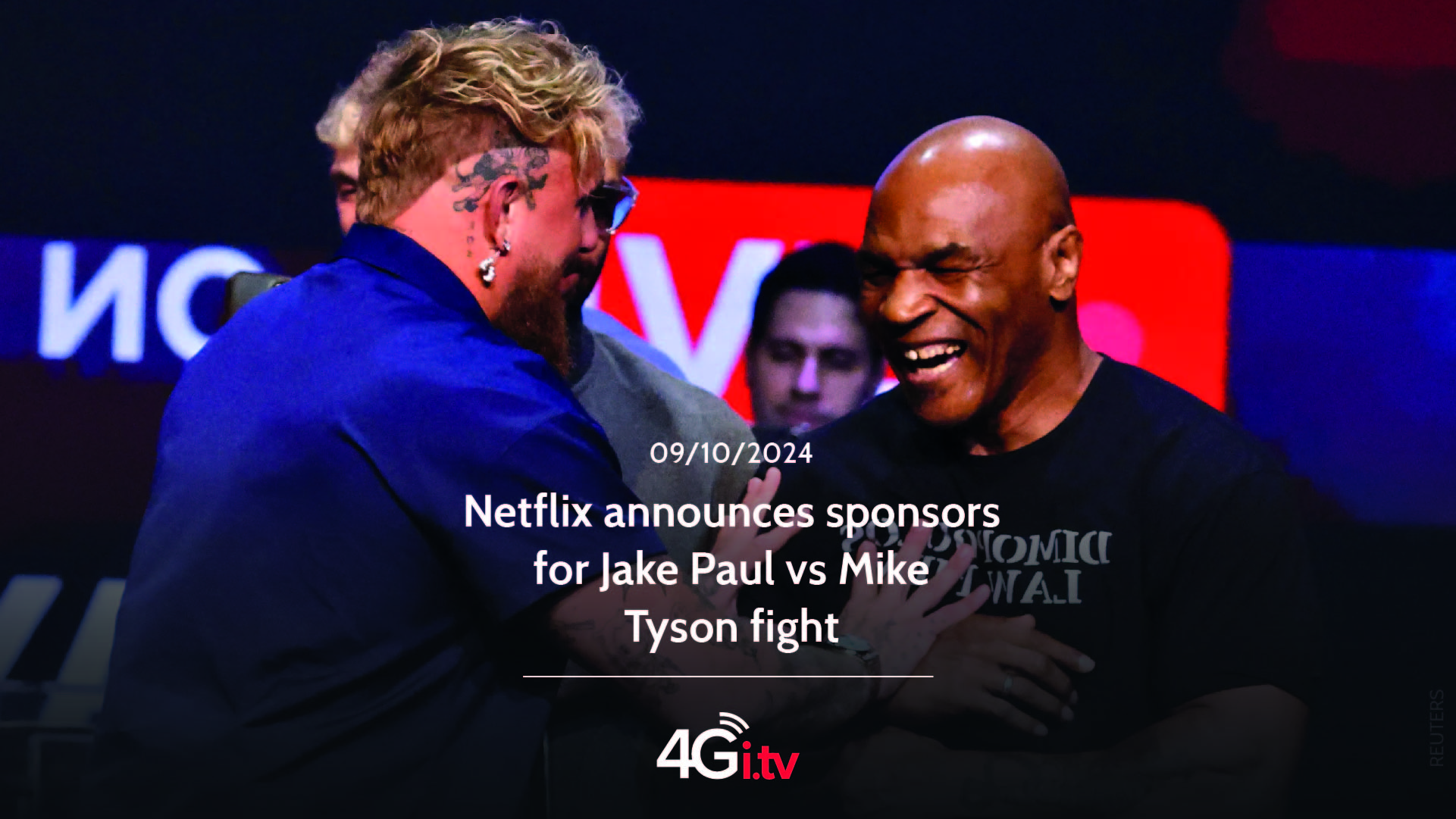 Lesen Sie mehr über den Artikel Netflix announces sponsors for Jake Paul vs Mike Tyson fight