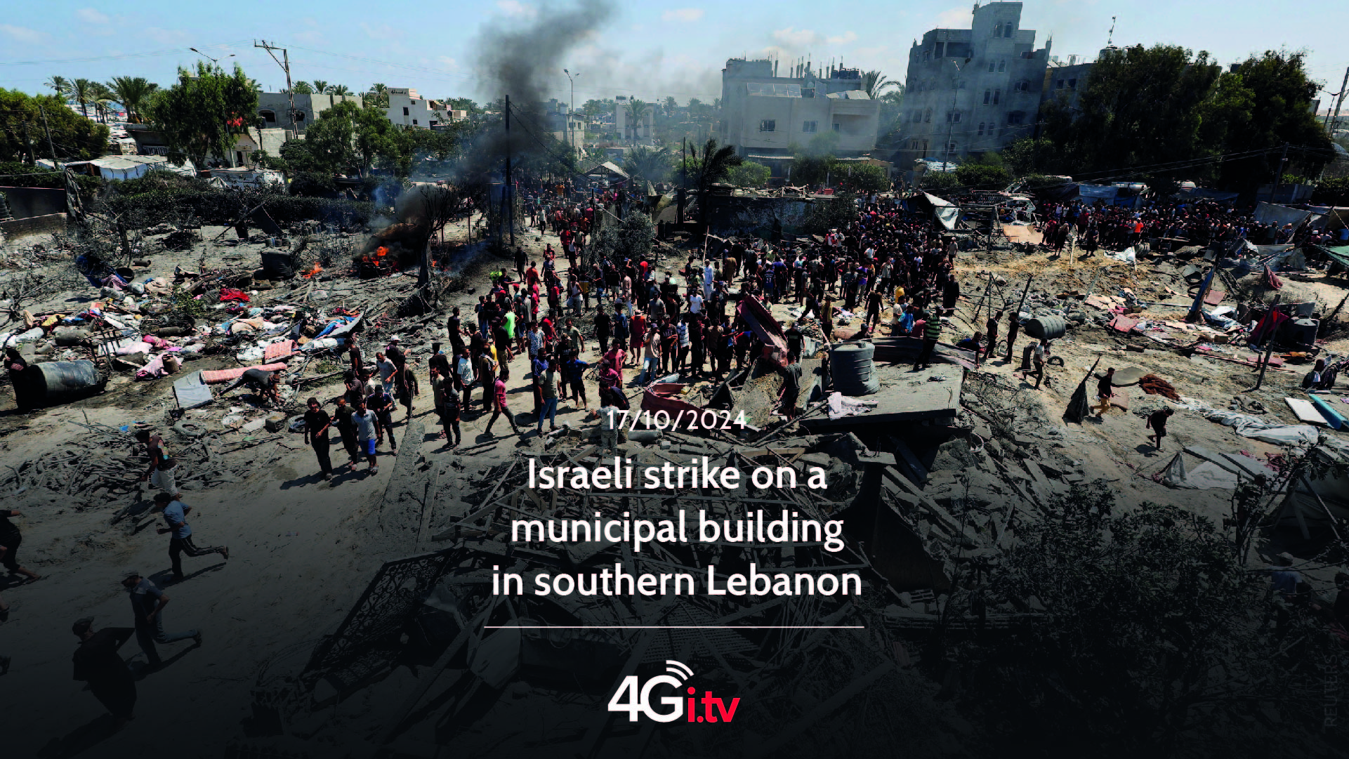 Lesen Sie mehr über den Artikel Israeli strike on a municipal building in southern Lebanon