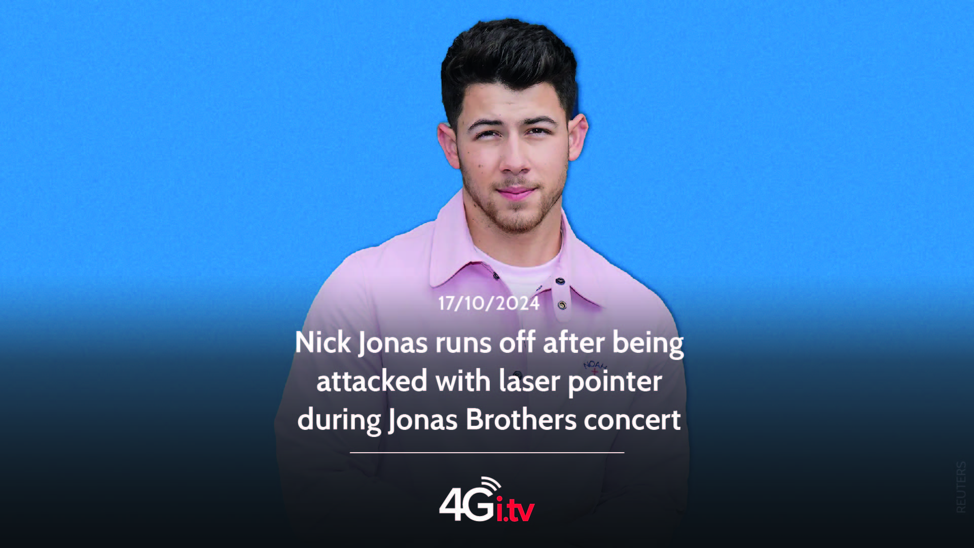 Read more about the article Nick Jonas runs off after being attacked with laser pointer during Jonas Brothers concert