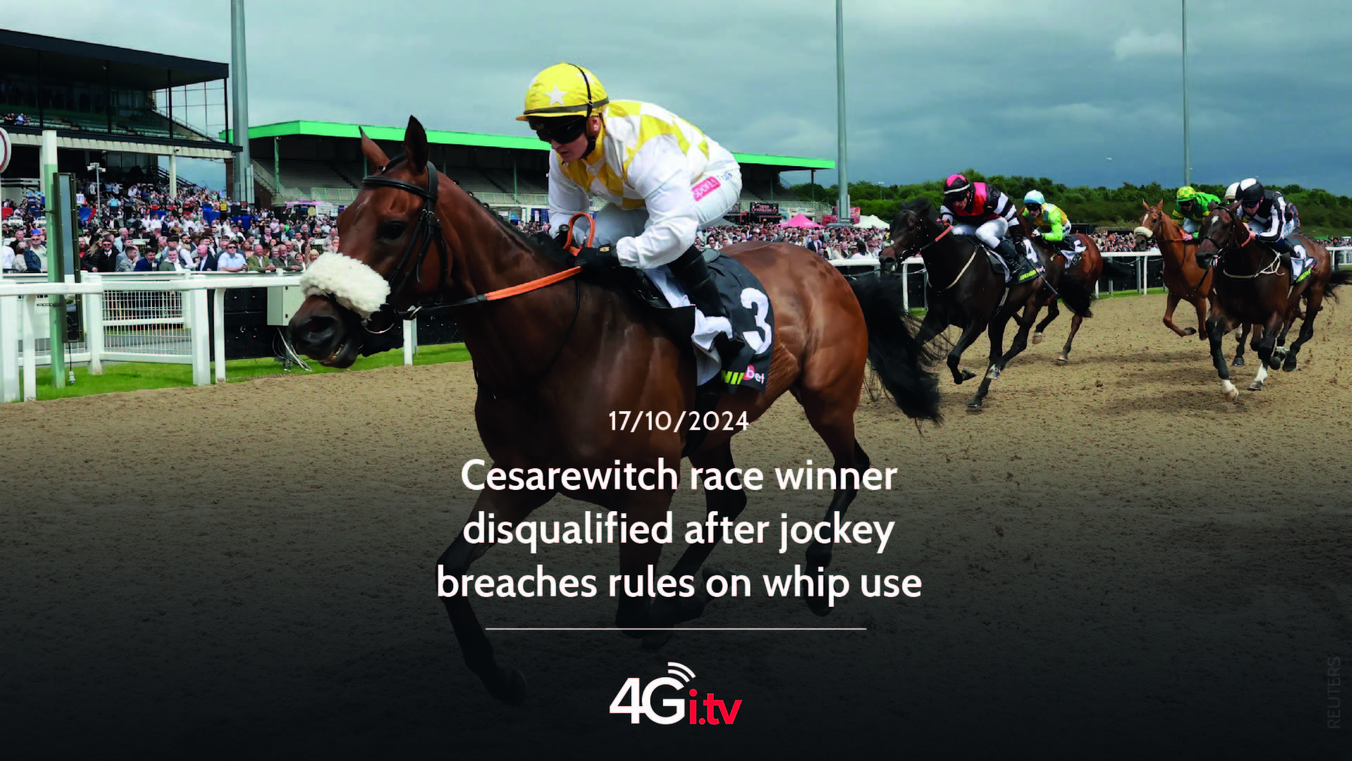 Lesen Sie mehr über den Artikel Cesarewitch race winner disqualified after jockey breaches rules on whip use