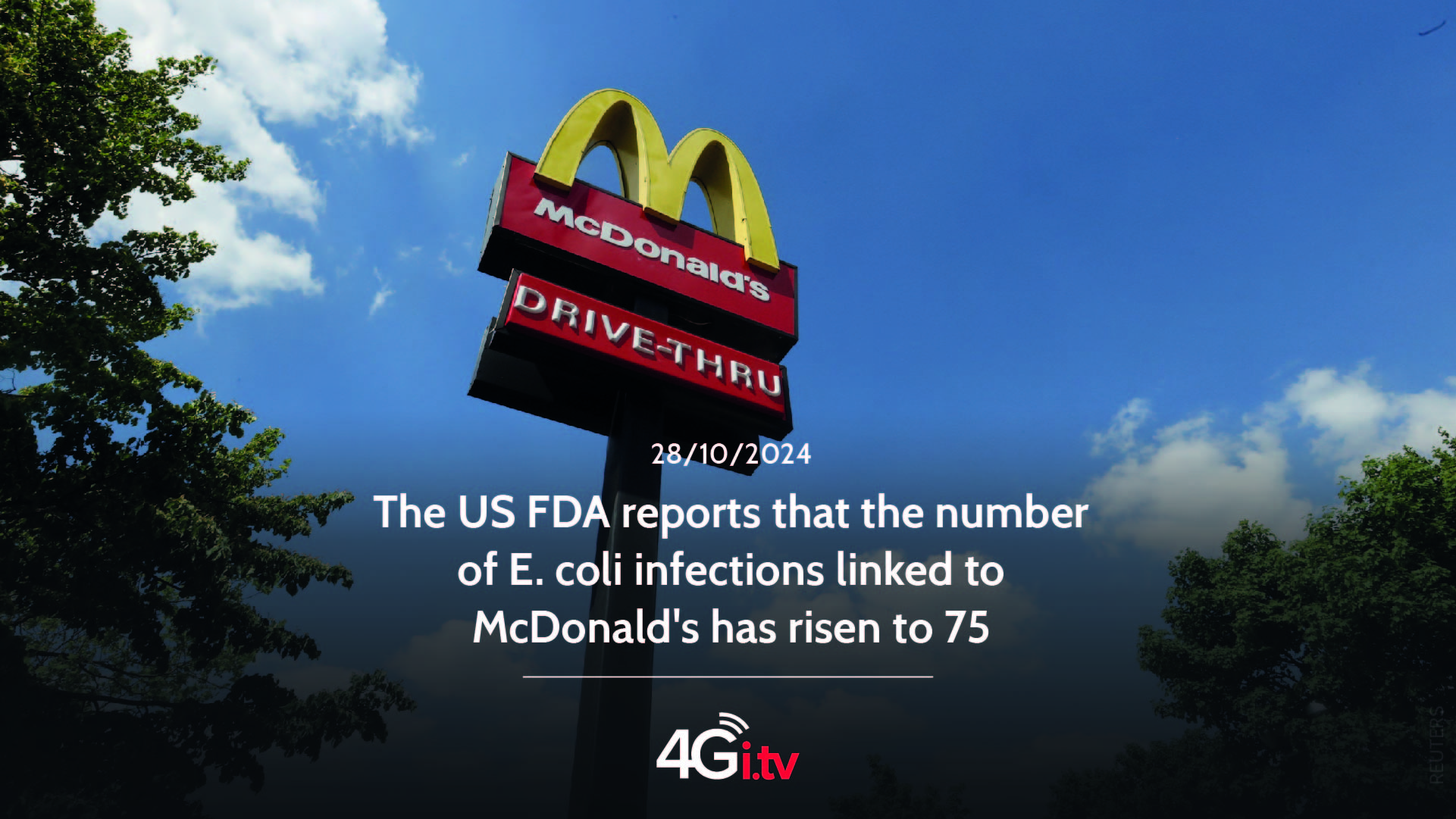 Подробнее о статье The US FDA reports that the number of E. coli infections linked to McDonald’s has risen to 75