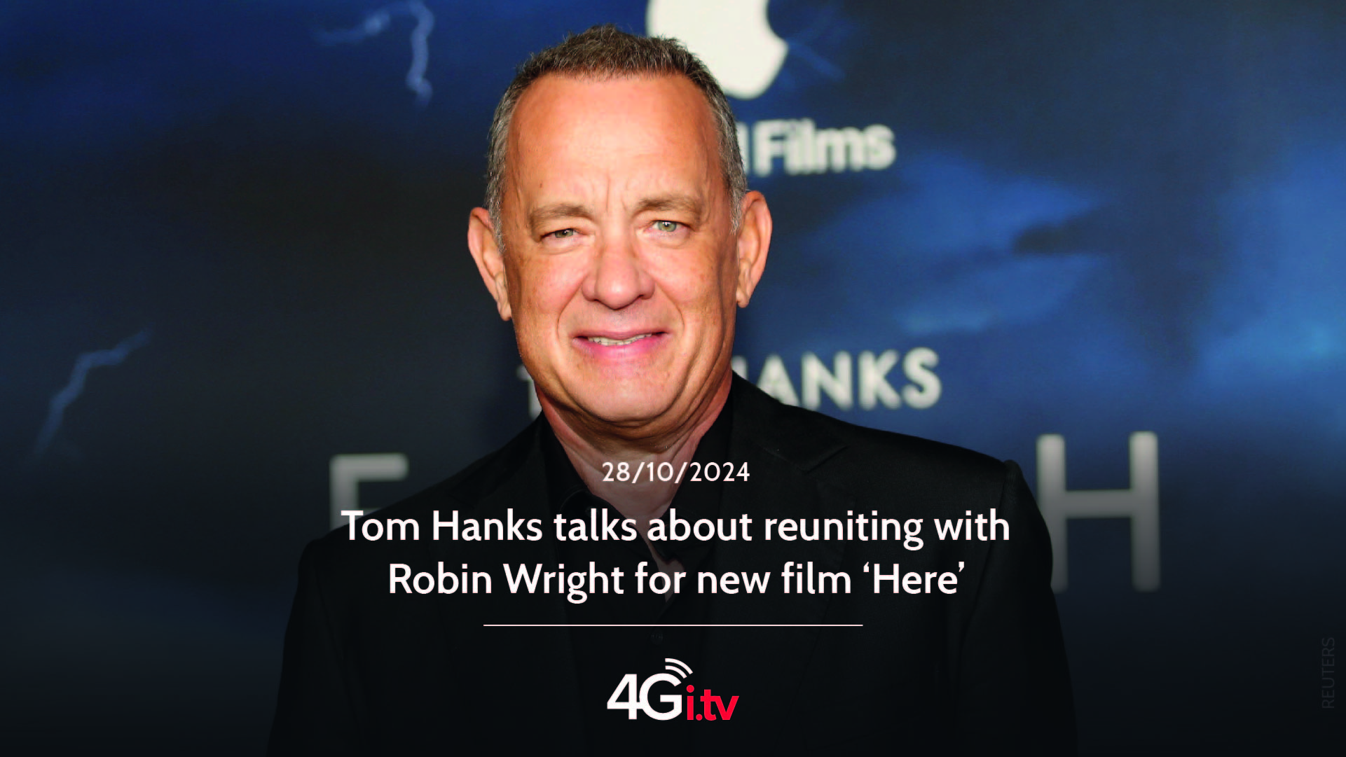 Read more about the article Tom Hanks talks about reuniting with Robin Wright for new film ‘Here’