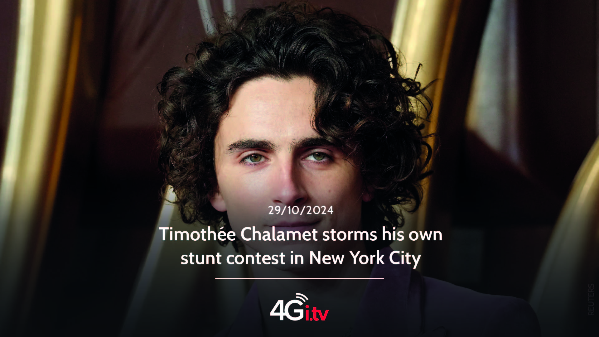 Подробнее о статье Timothée Chalamet storms his own stunt contest in New York City