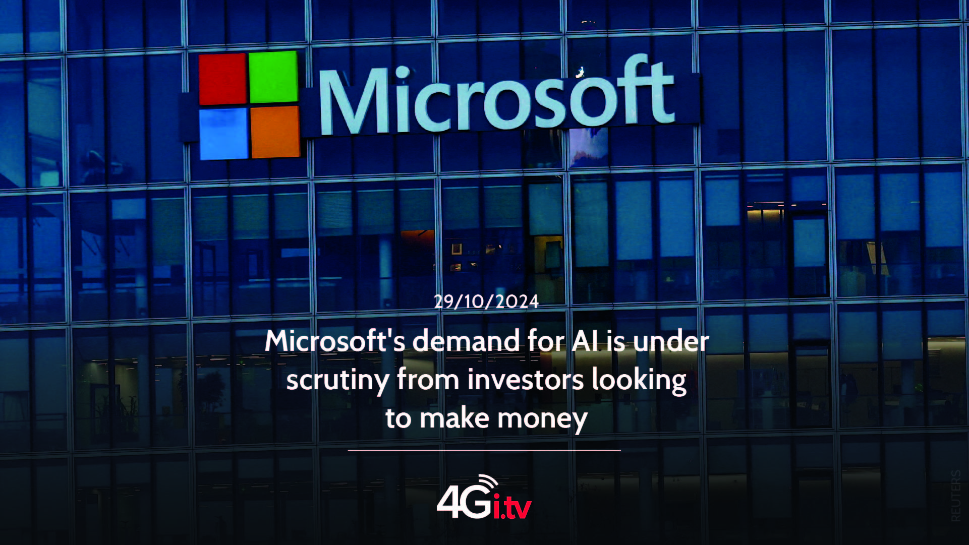 Read more about the article Microsoft’s demand for AI is under scrutiny from investors looking to make money