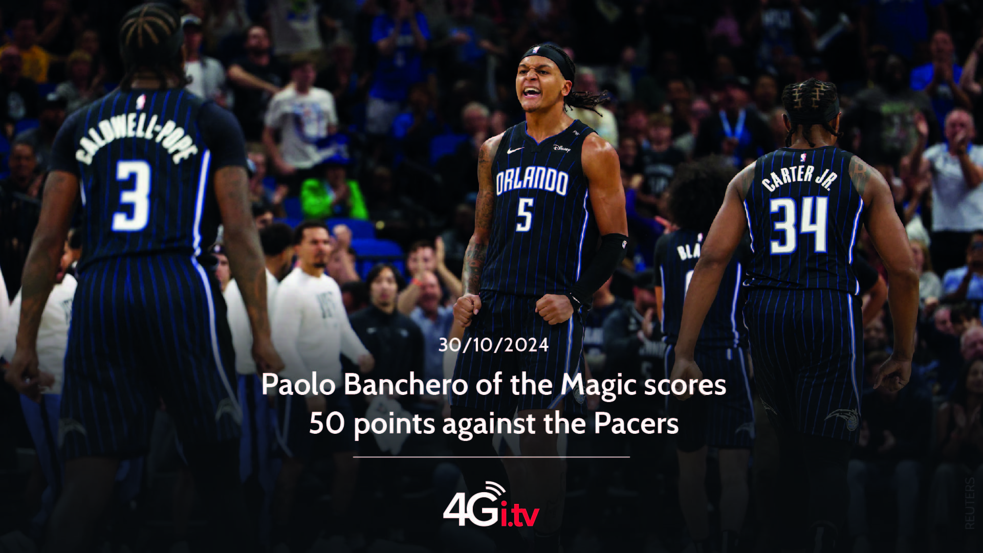 Подробнее о статье Paolo Banchero of the Magic scores 50 points against the Pacers