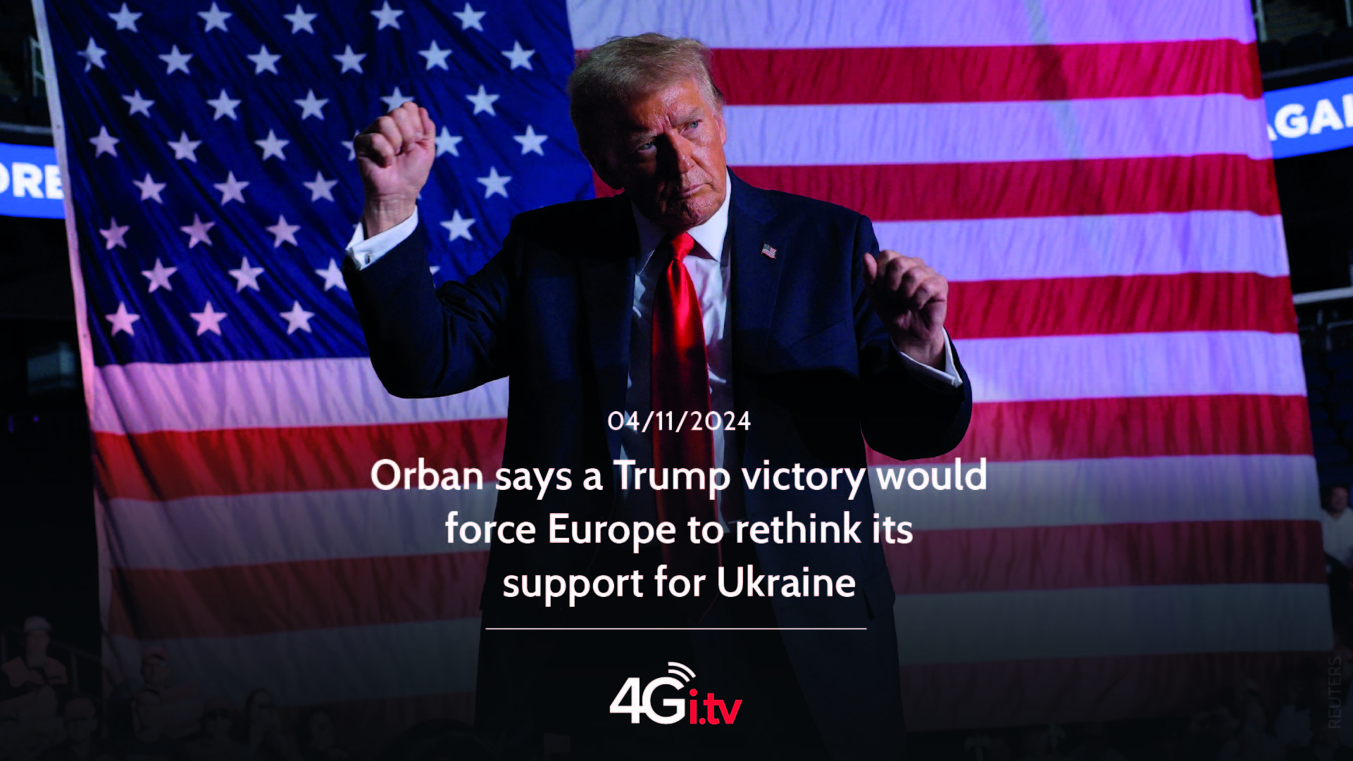 Read more about the article Orban says a Trump victory would force Europe to rethink its support for Ukraine