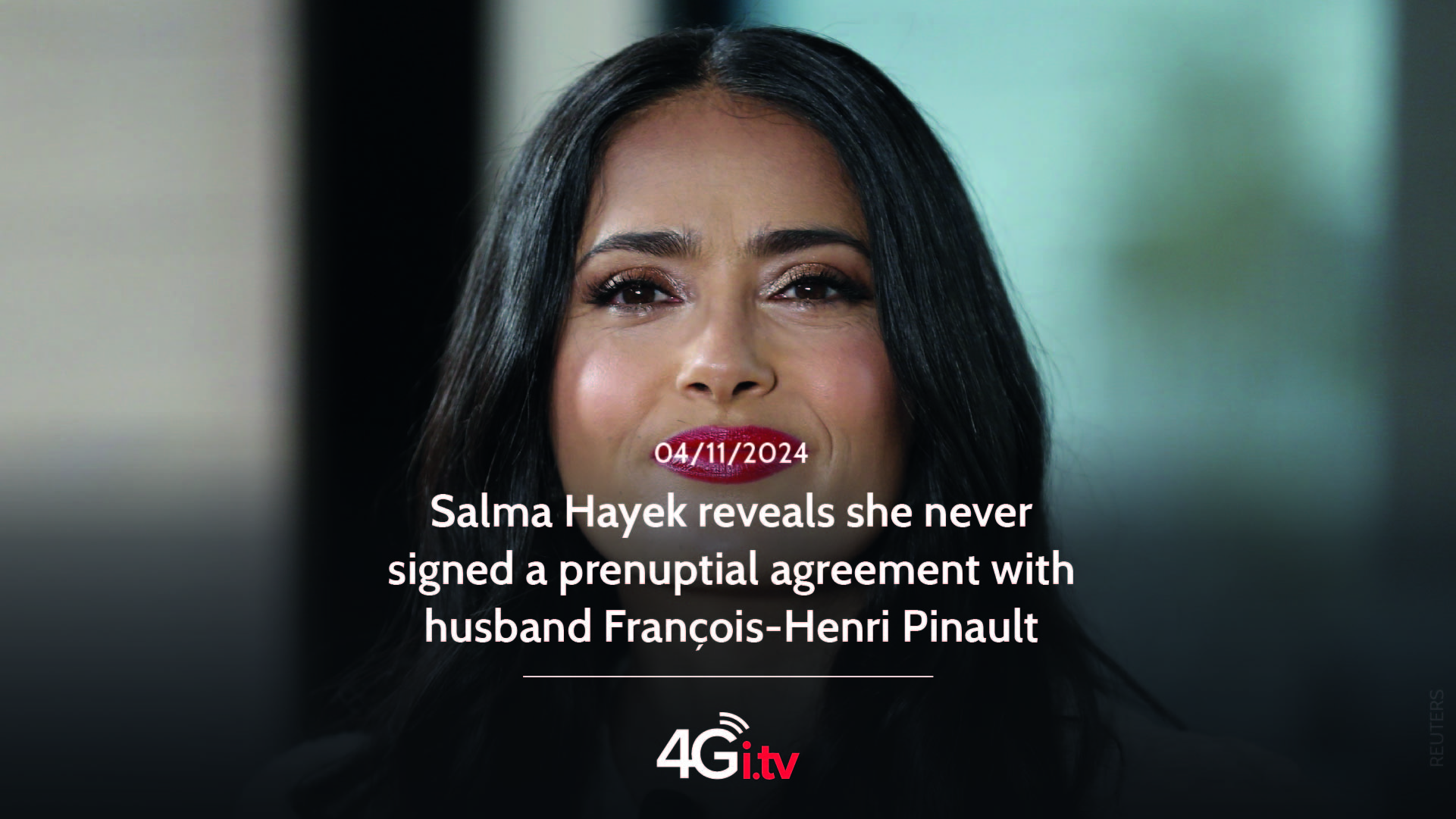 Read more about the article Salma Hayek reveals she never signed a prenuptial agreement with husband François-Henri Pinault