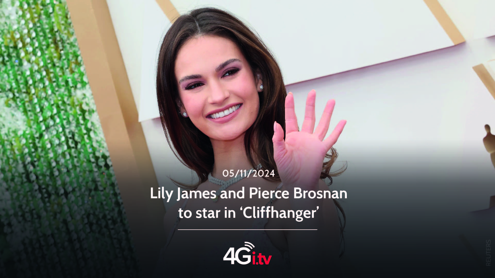 Read more about the article Lily James and Pierce Brosnan to star in ‘Cliffhanger’