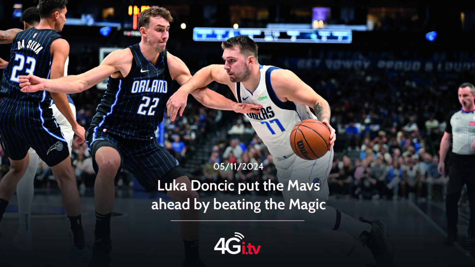 Read more about the article Luka Doncic put the Mavs ahead by beating the Magic