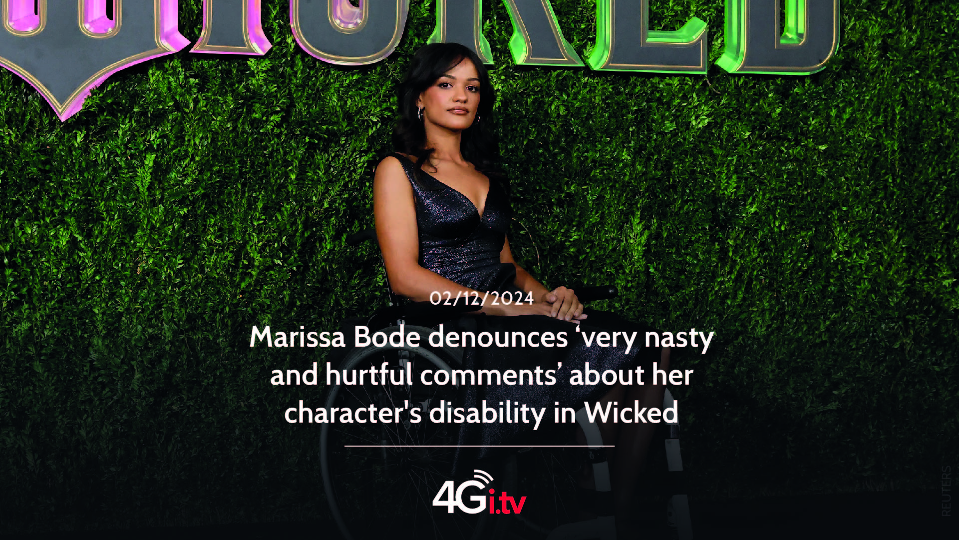 Lesen Sie mehr über den Artikel Marissa Bode denounces ‘very nasty and hurtful comments’ about her character’s disability in Wicked