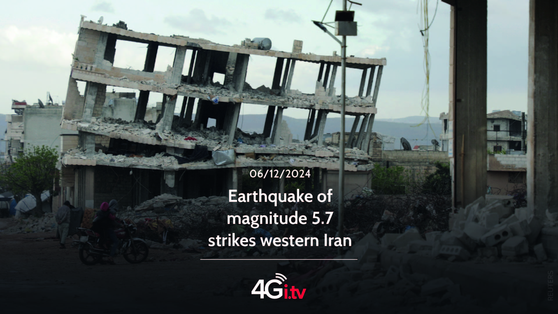 Lesen Sie mehr über den Artikel Earthquake of magnitude 5.7 strikes western Iran