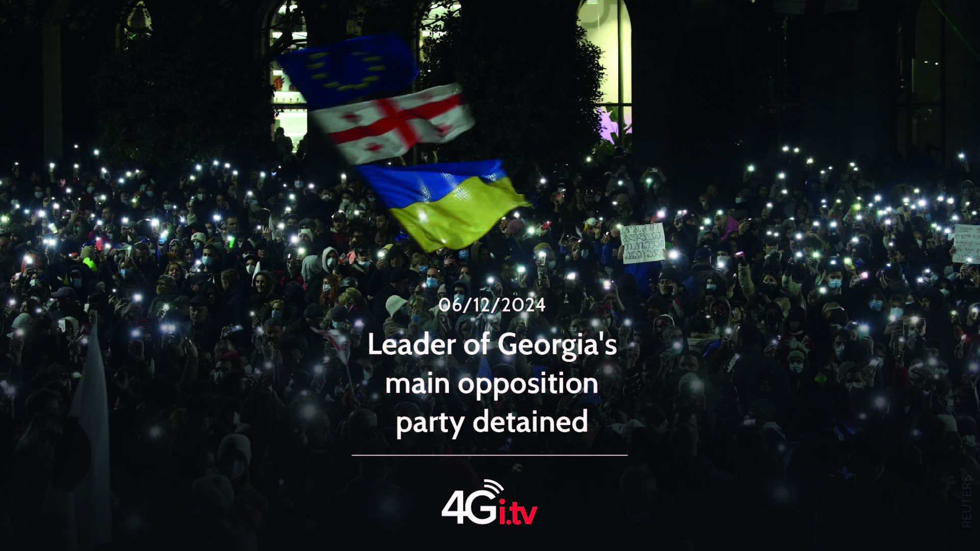 Lesen Sie mehr über den Artikel Leader of Georgia’s main opposition party detained