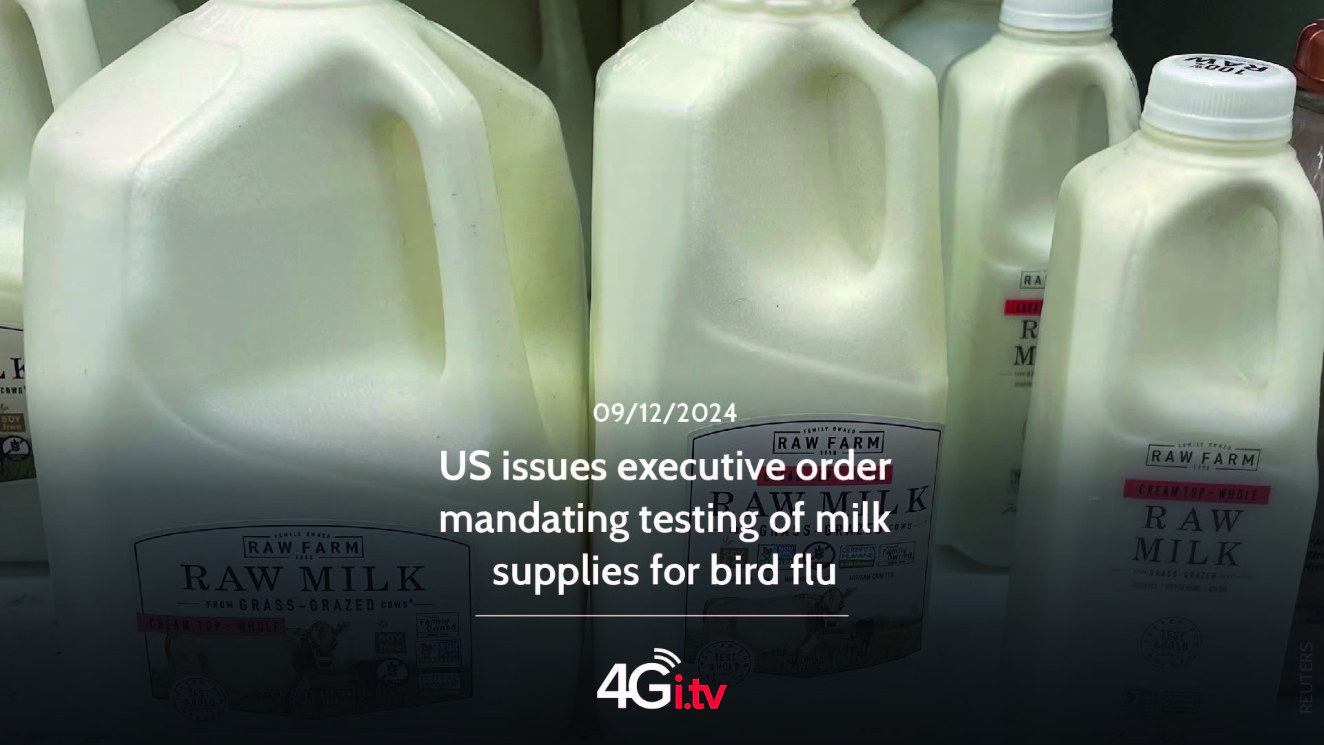 Подробнее о статье US issues executive order mandating testing of milk supplies for bird flu