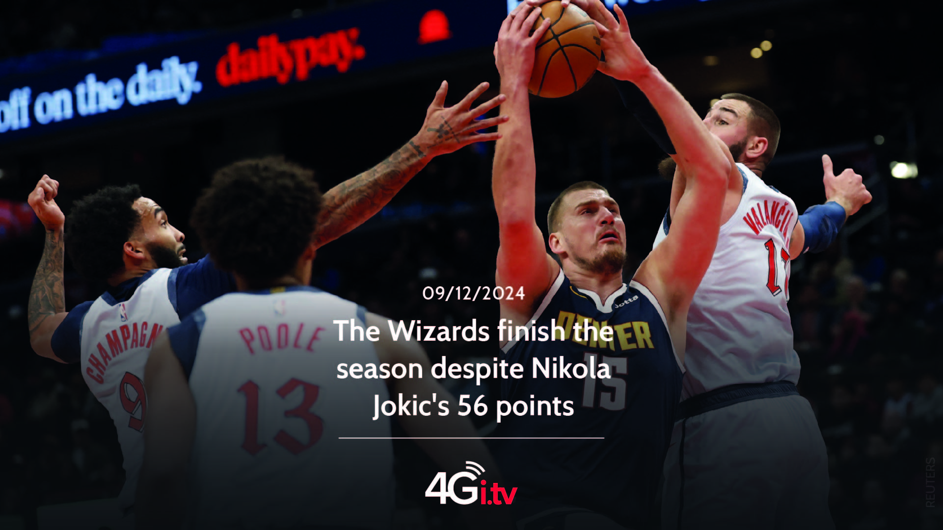 Подробнее о статье The Wizards finish the season despite Nikola Jokic’s 56 points