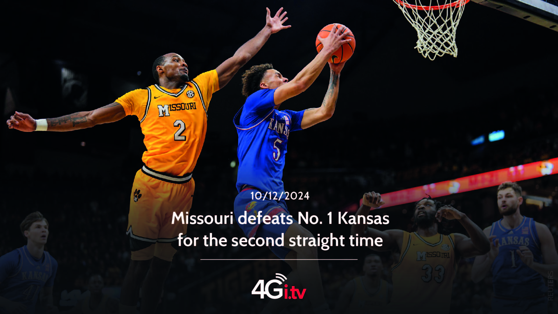 Подробнее о статье Missouri defeats No. 1 Kansas for the second straight time