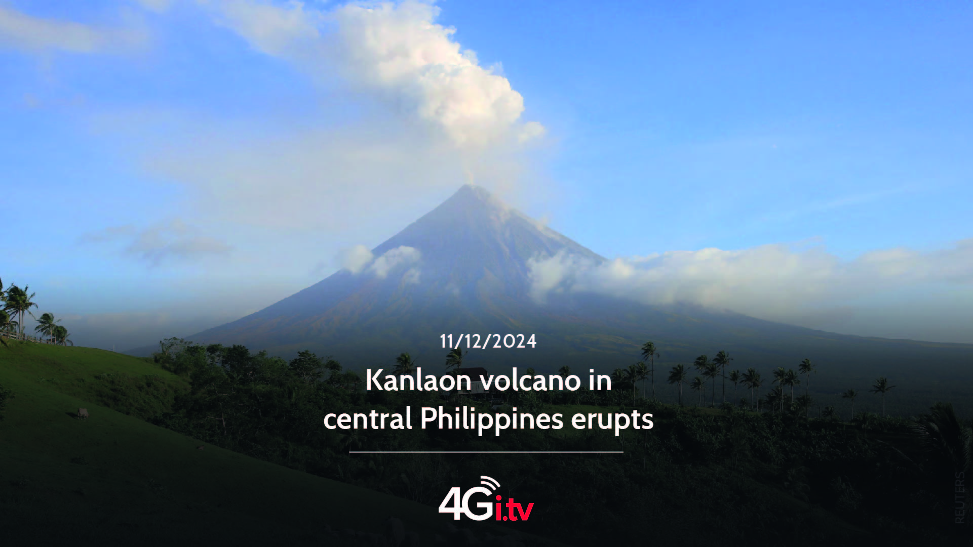 Lesen Sie mehr über den Artikel Kanlaon volcano in central Philippines erupts