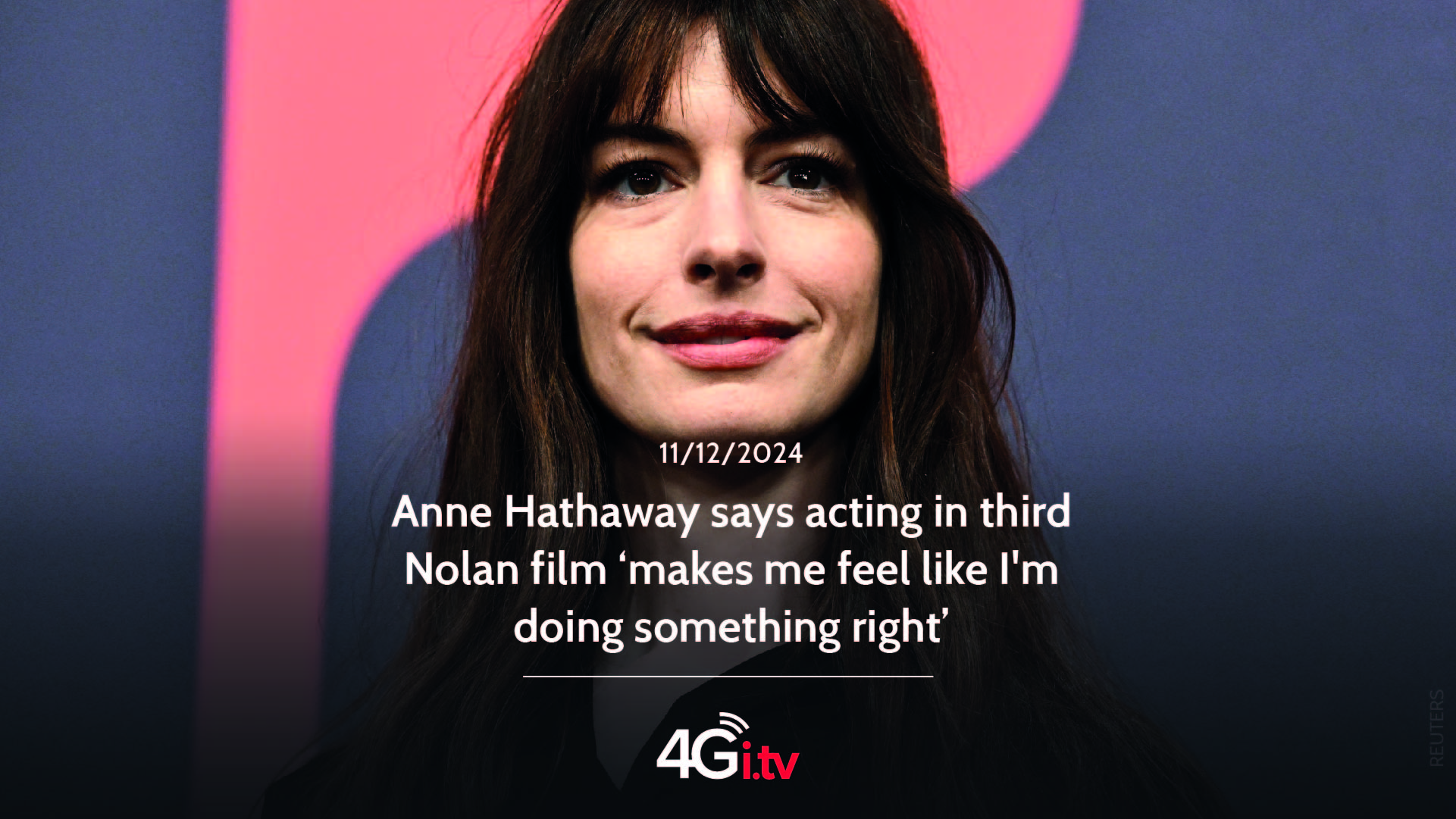 Lesen Sie mehr über den Artikel Anne Hathaway says acting in third Nolan film ‘makes me feel like I’m doing something right’