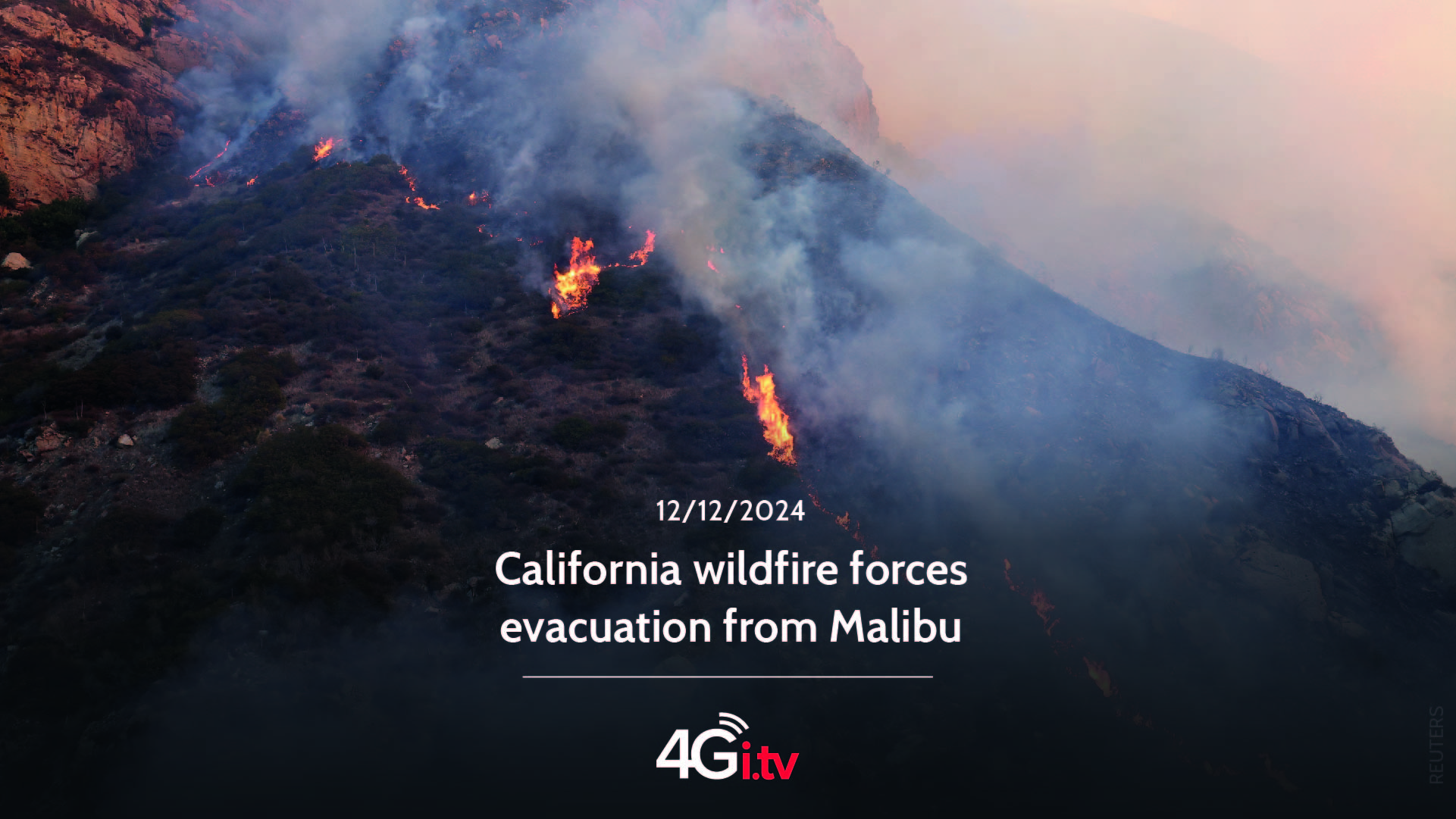 Read more about the article California wildfire forces evacuation from Malibu