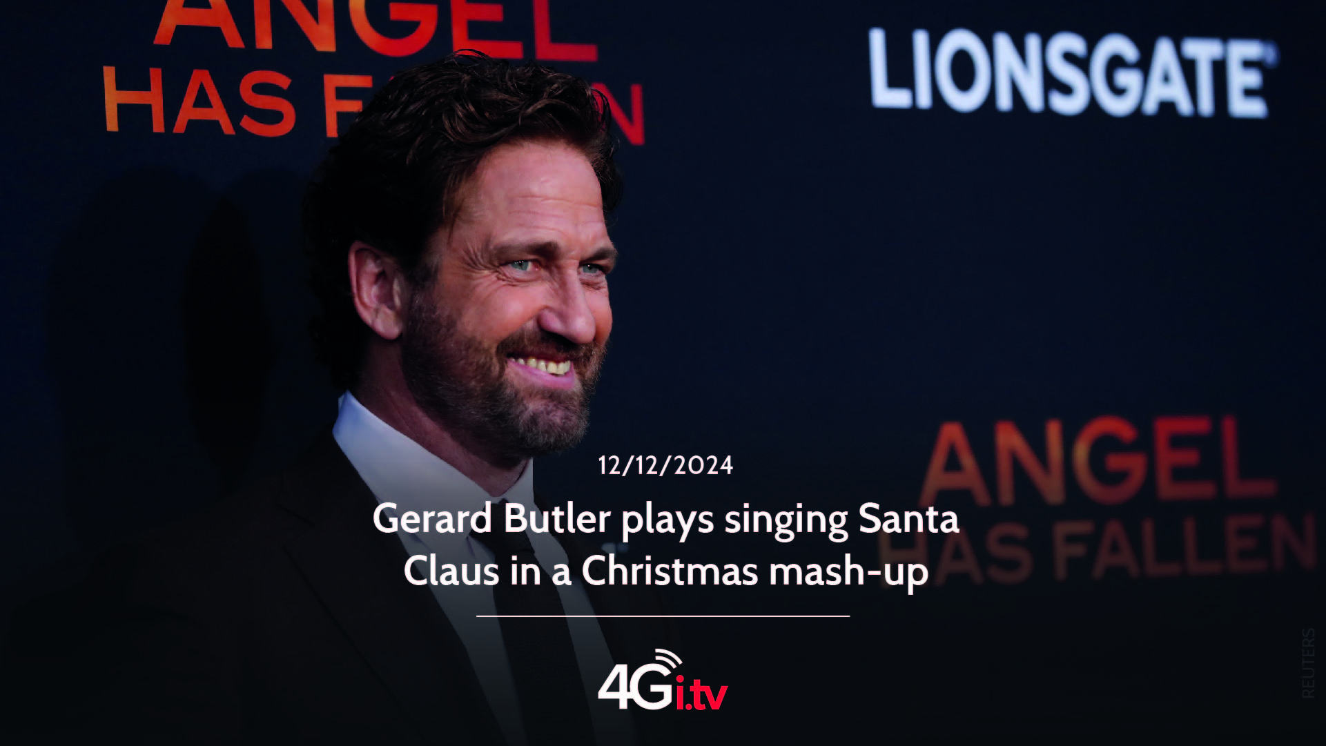 Read more about the article Gerard Butler plays singing Santa Claus in a Christmas mash-up